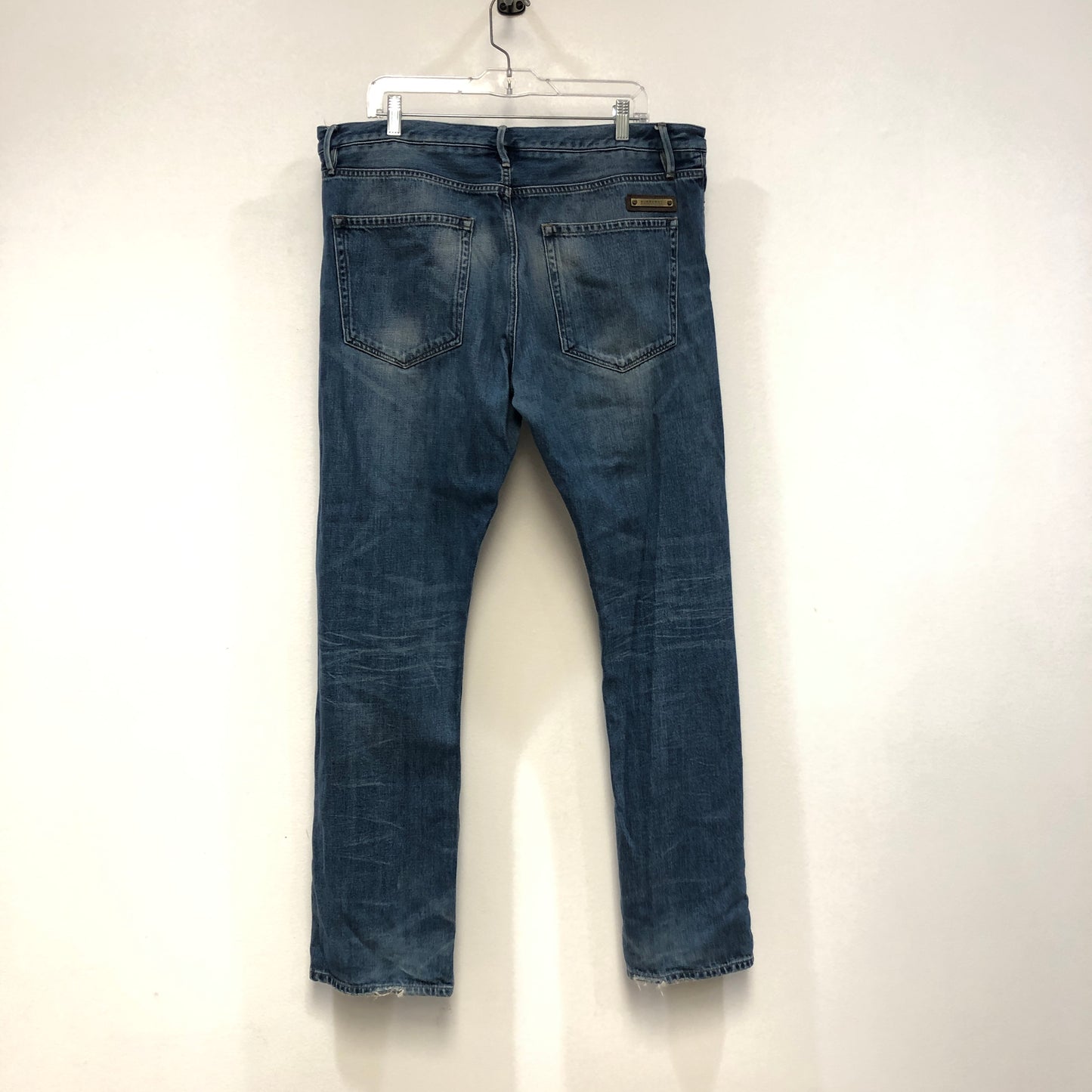 Burberry Blue Straight Leg Denim Jeans 38W 32L