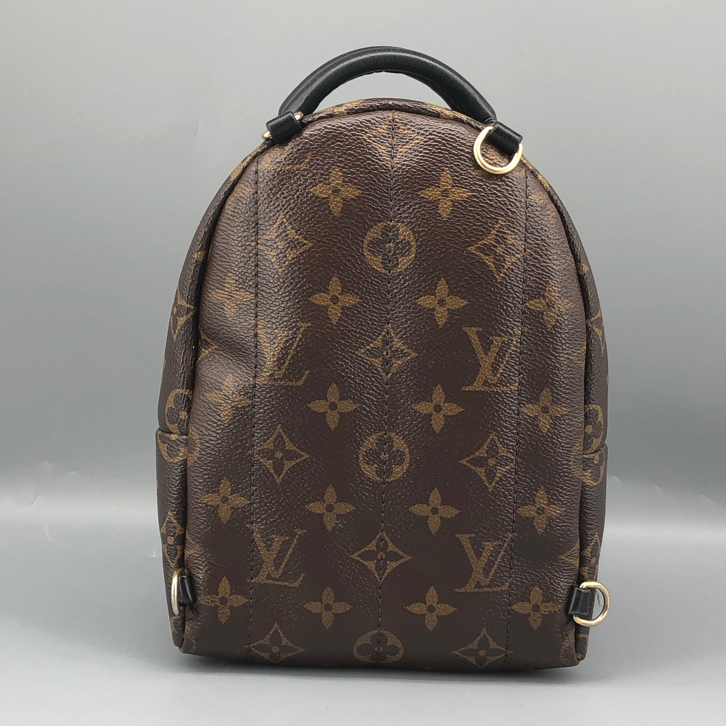 Louis Vuitton Mini Palm Springs Backpack World Tour Patch Monogram Canvas