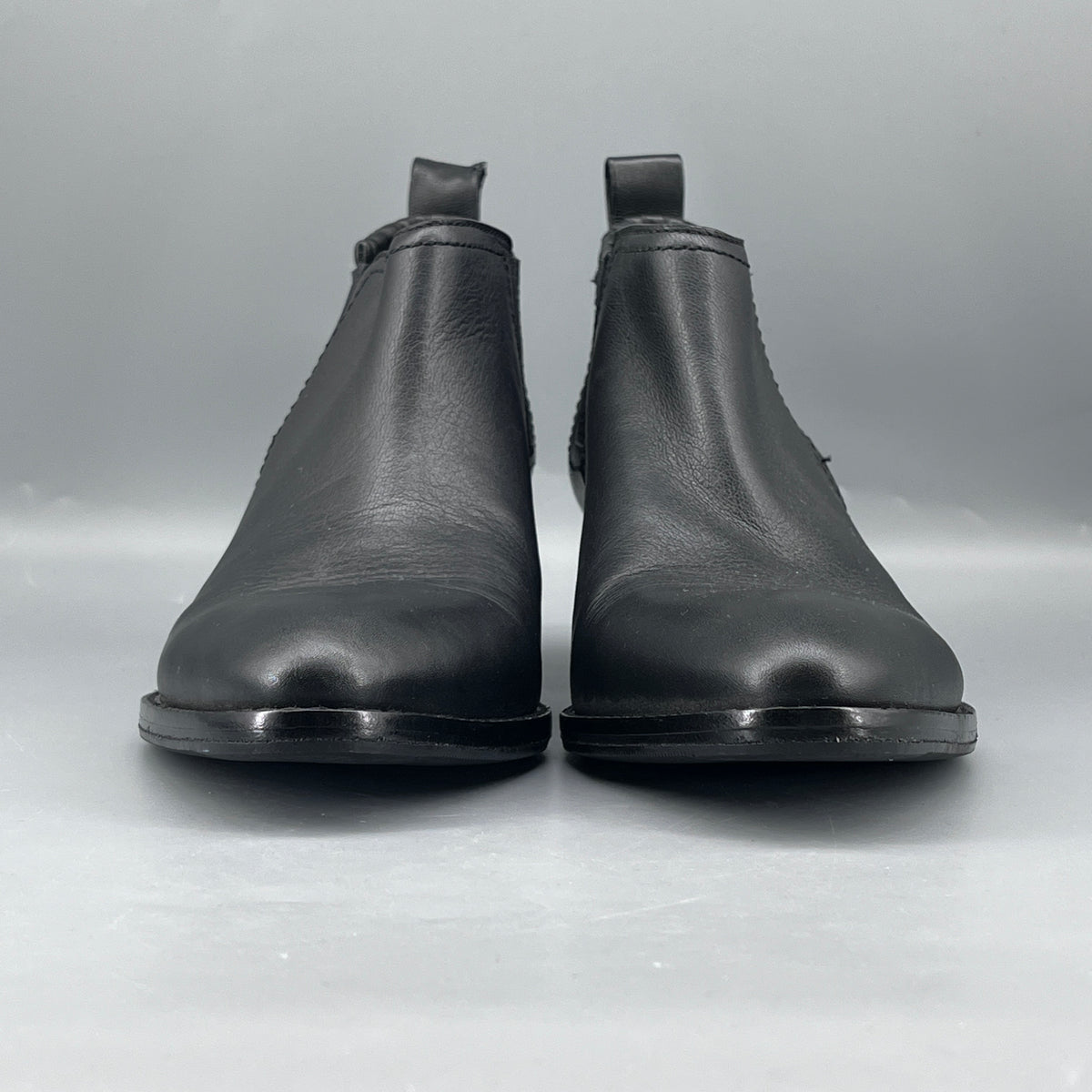 Alexander Wang Black Leather Chelsea Ankle Boots size 36.5