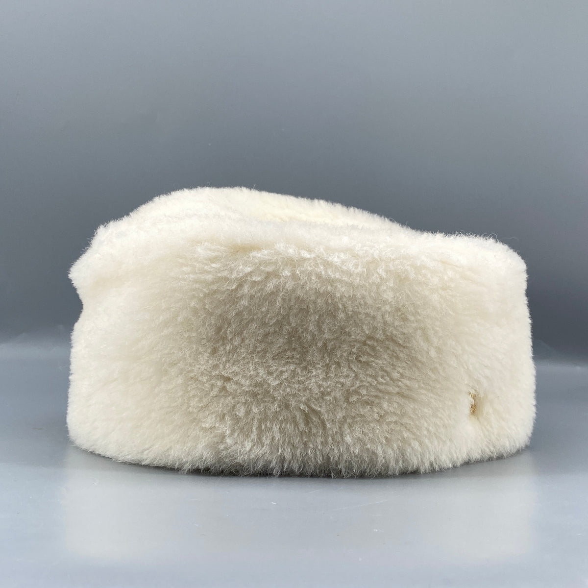 Maxmara Cream Teddy Fuzzy Wool Hat Size 58cm