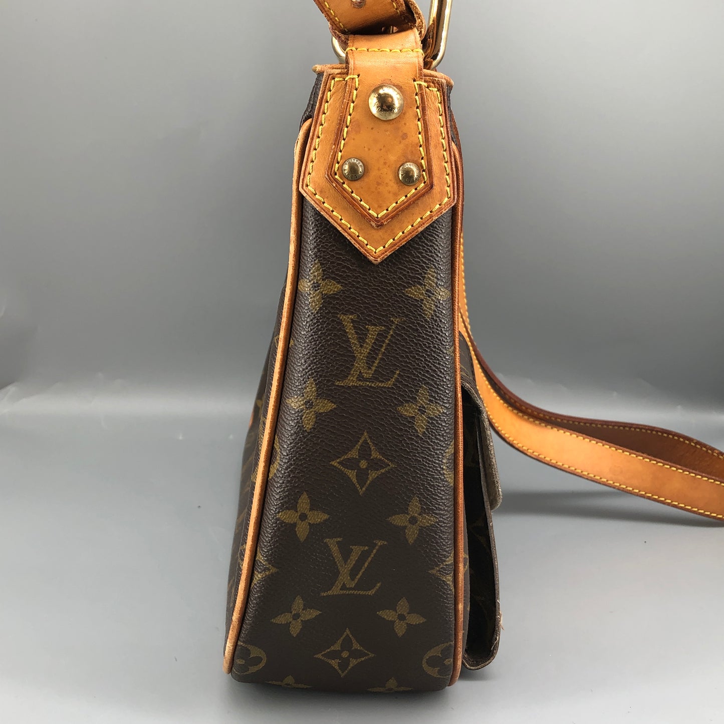 Louis Vuitton Monogram Hudson GM Bag Brown