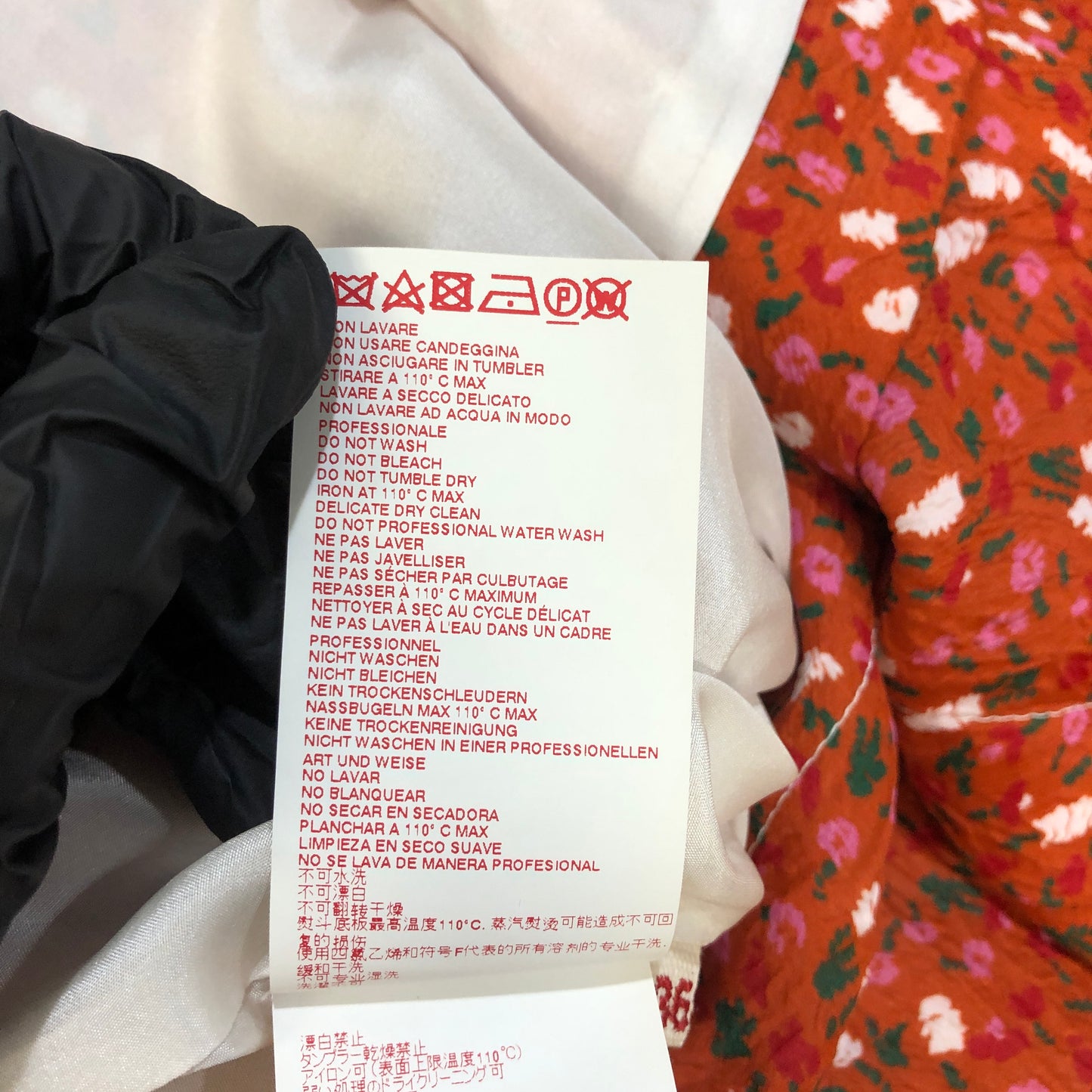 Marni Floral Print Crew Neck Short Sleeve Mini Dress Size 36 Red White Pink Green Multi-Colour