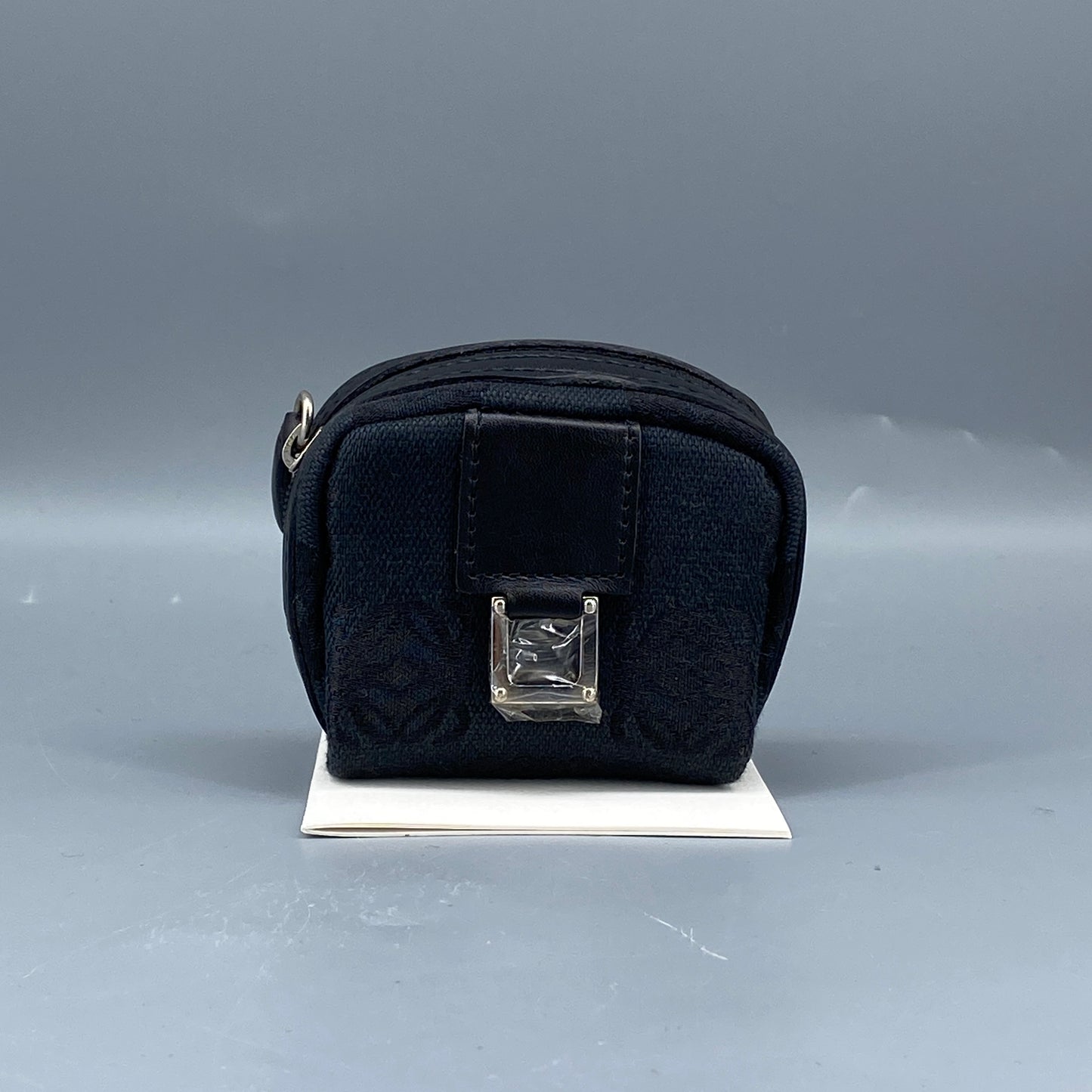 Loewe Black Anagram Jacquard Mini Zip Coin Pouch