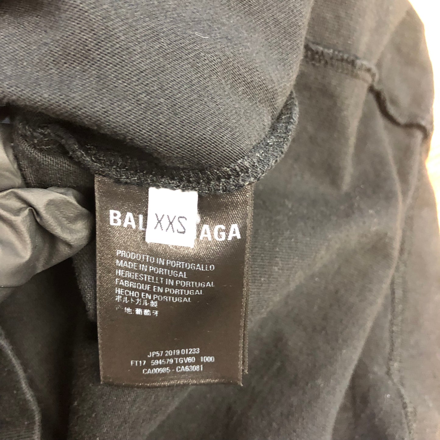 Balenciaga Paris Logo Print T-Shirt Black