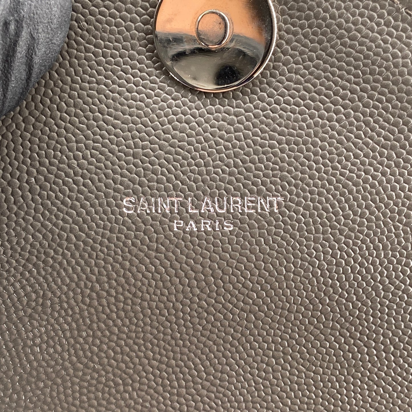 Saint Laurent Envelope Mix Matelassé Grey Chain Shoulder Bag