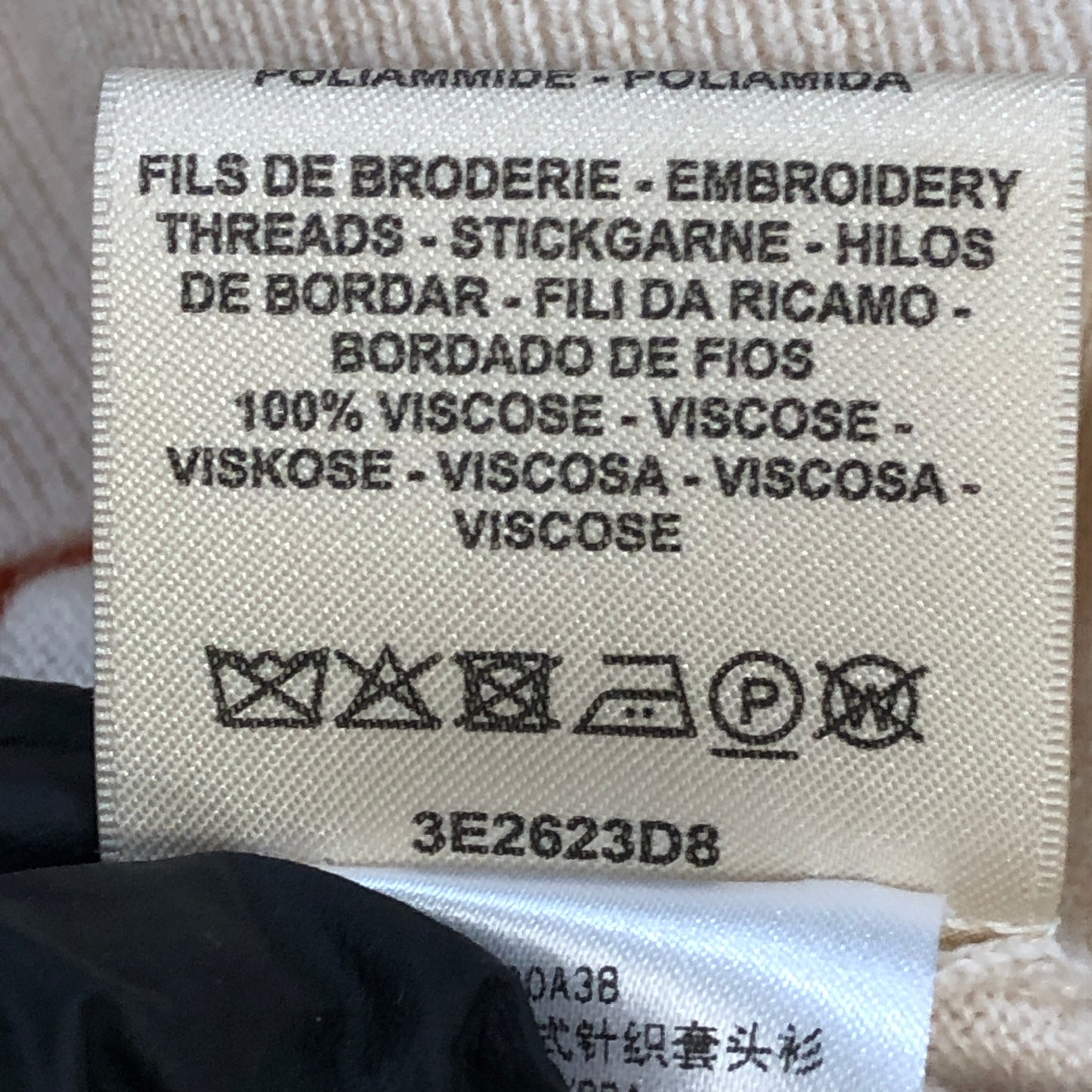 Hermes Beige Brides de Gala Short Sleeve Knit Top Size 38