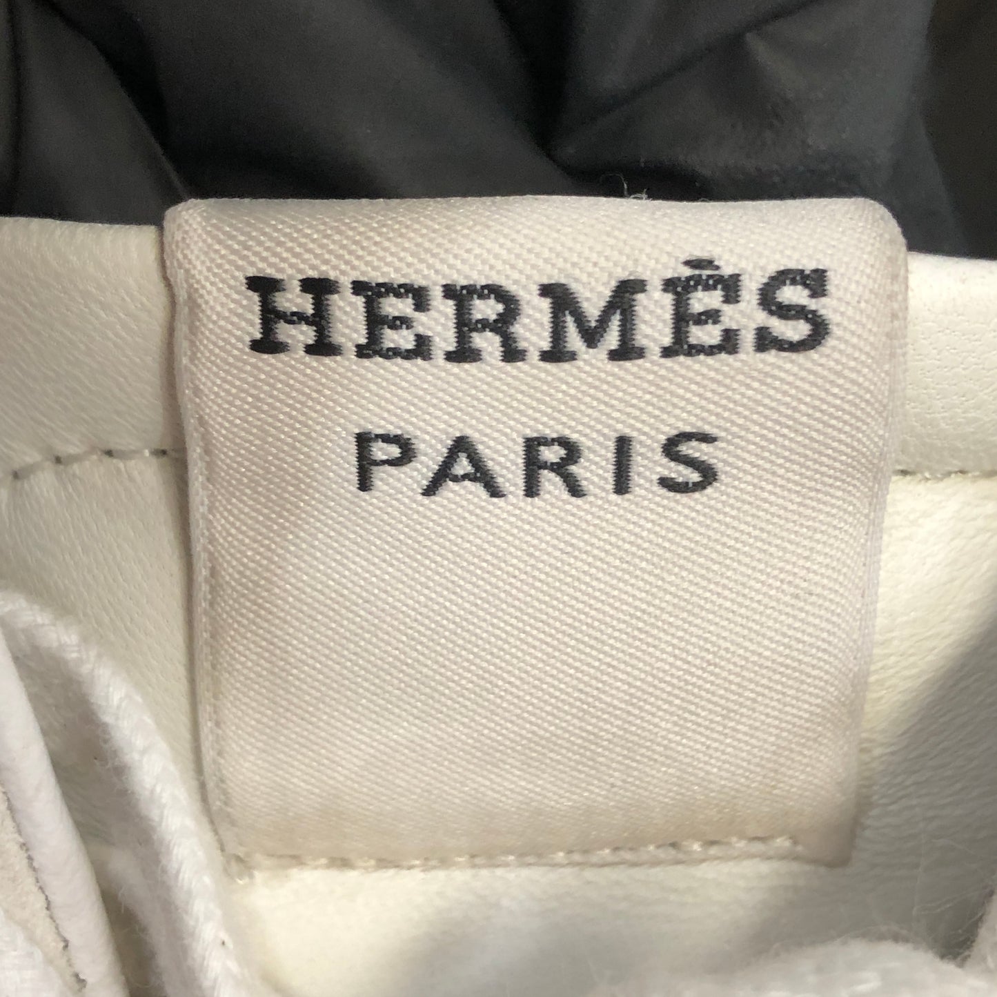 Hermes Women's Calfskin Low Top Lace Up Casual Sneaker Shoes 36 White