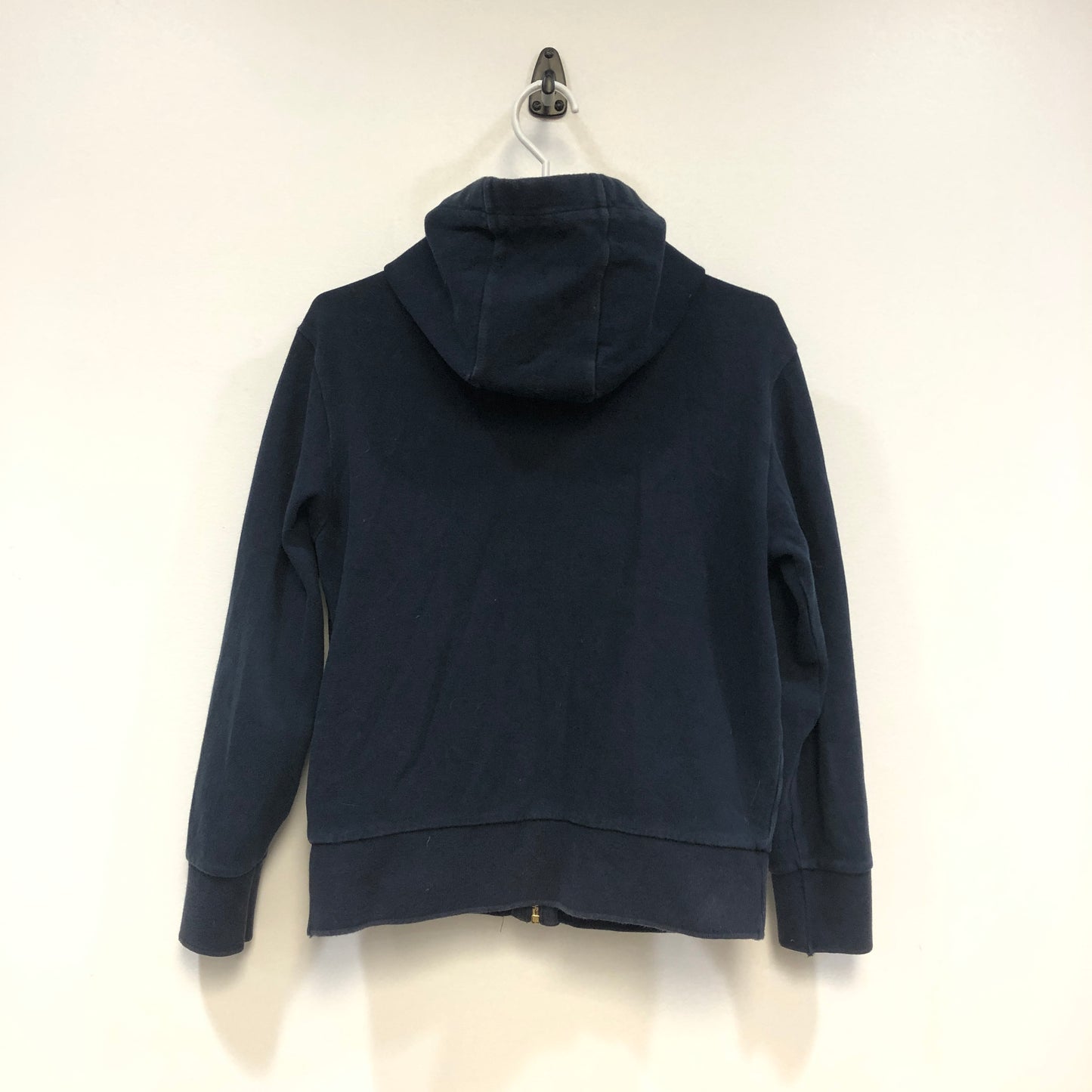 Thom Browne Classic 4-Bar Zip-Up Hoodie Size 40 Navy Blue