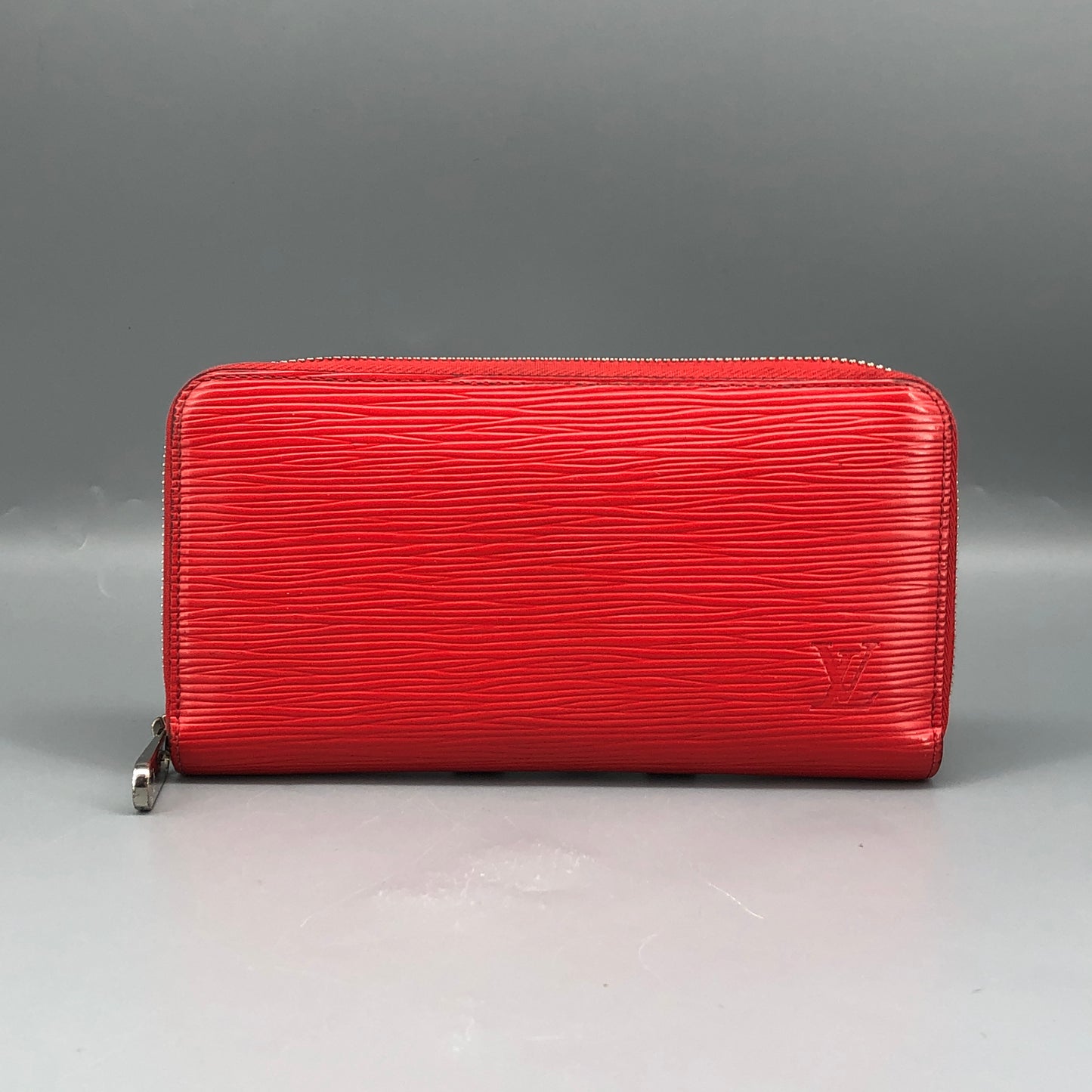 Louis Vuitton Epi Leather Zippy Wallet Red