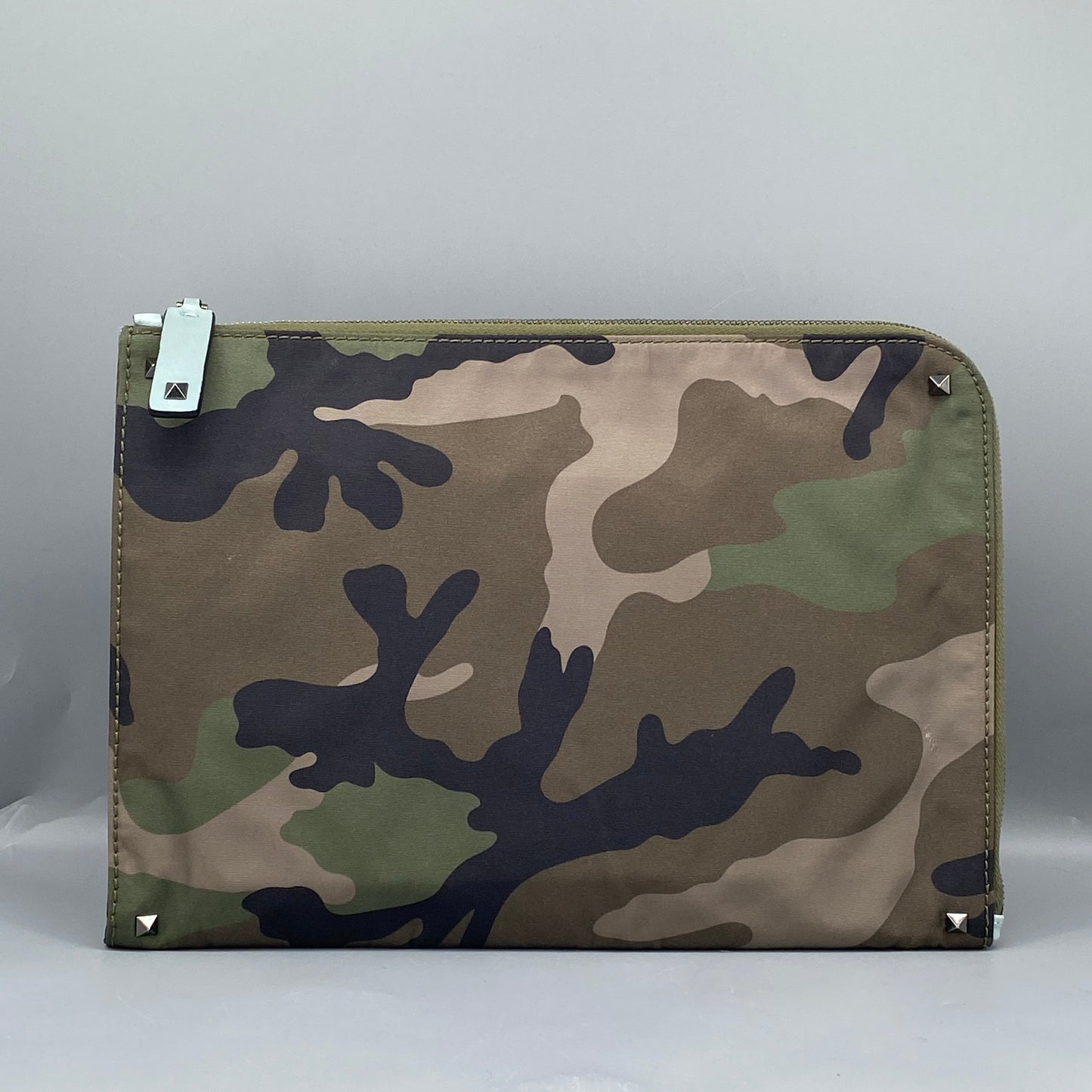 Valentino Camo Clutch Pouch Bag