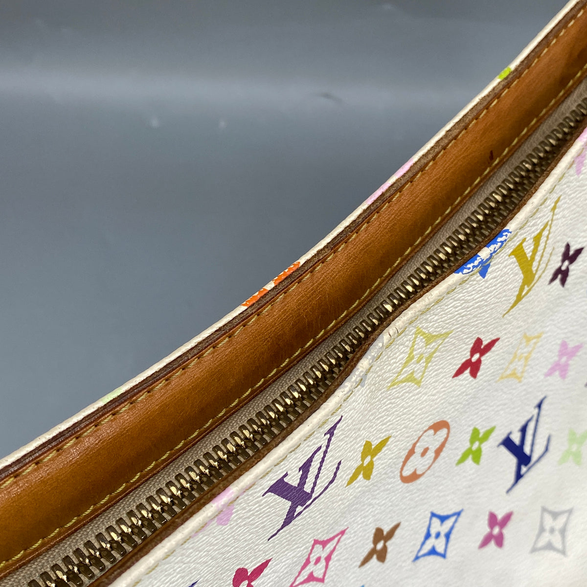 Louis Vuitton Monogram Multicolour Lodge White Shoulder Bag