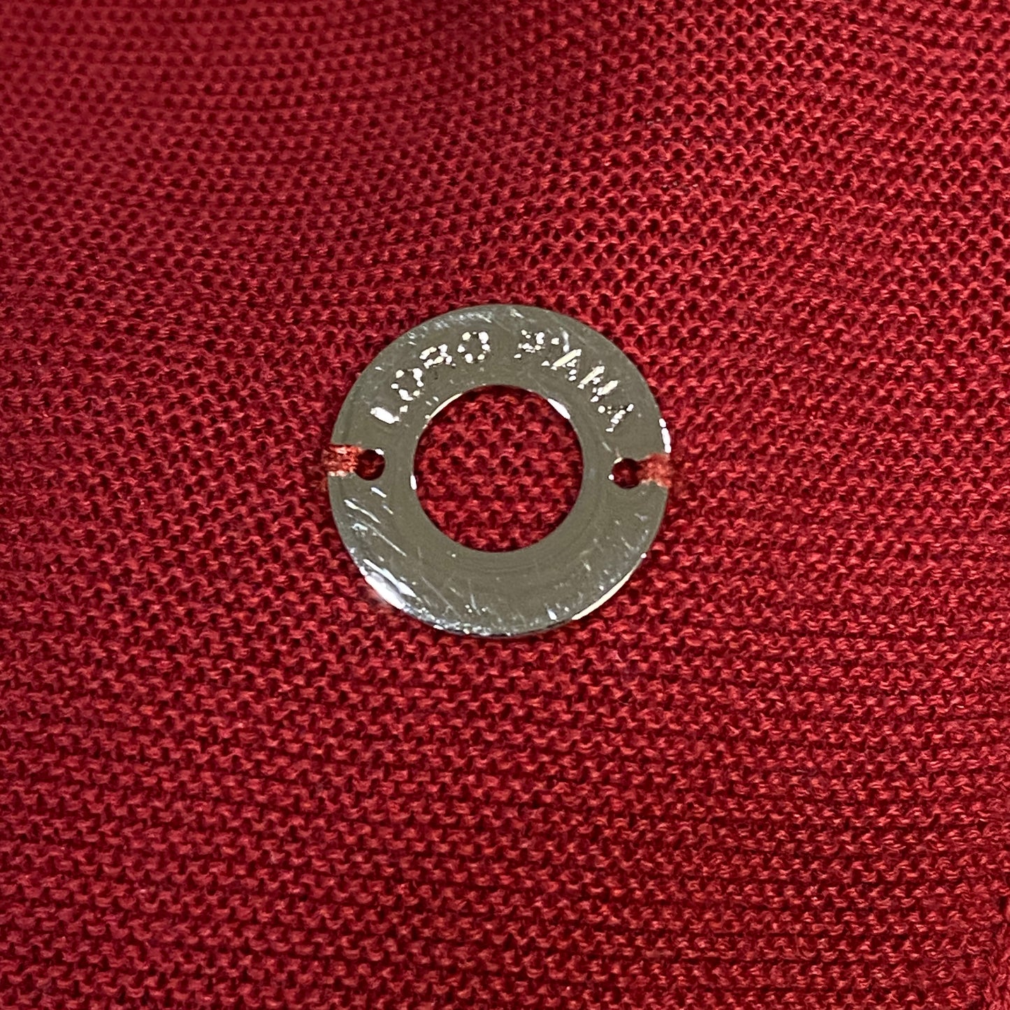 Loro Piana Red Short Sleeve Knit Top