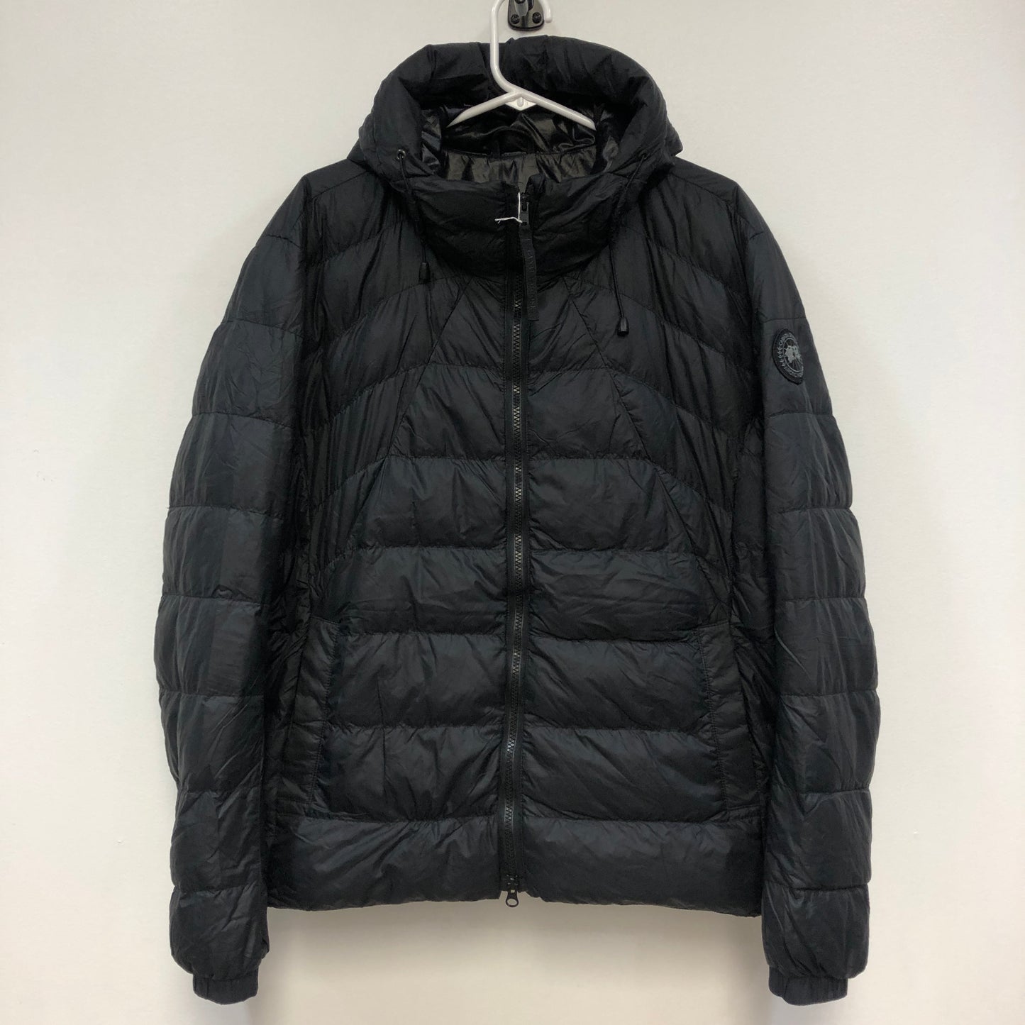 Canada Goose Black Hooded Down Jacket Size 3XL