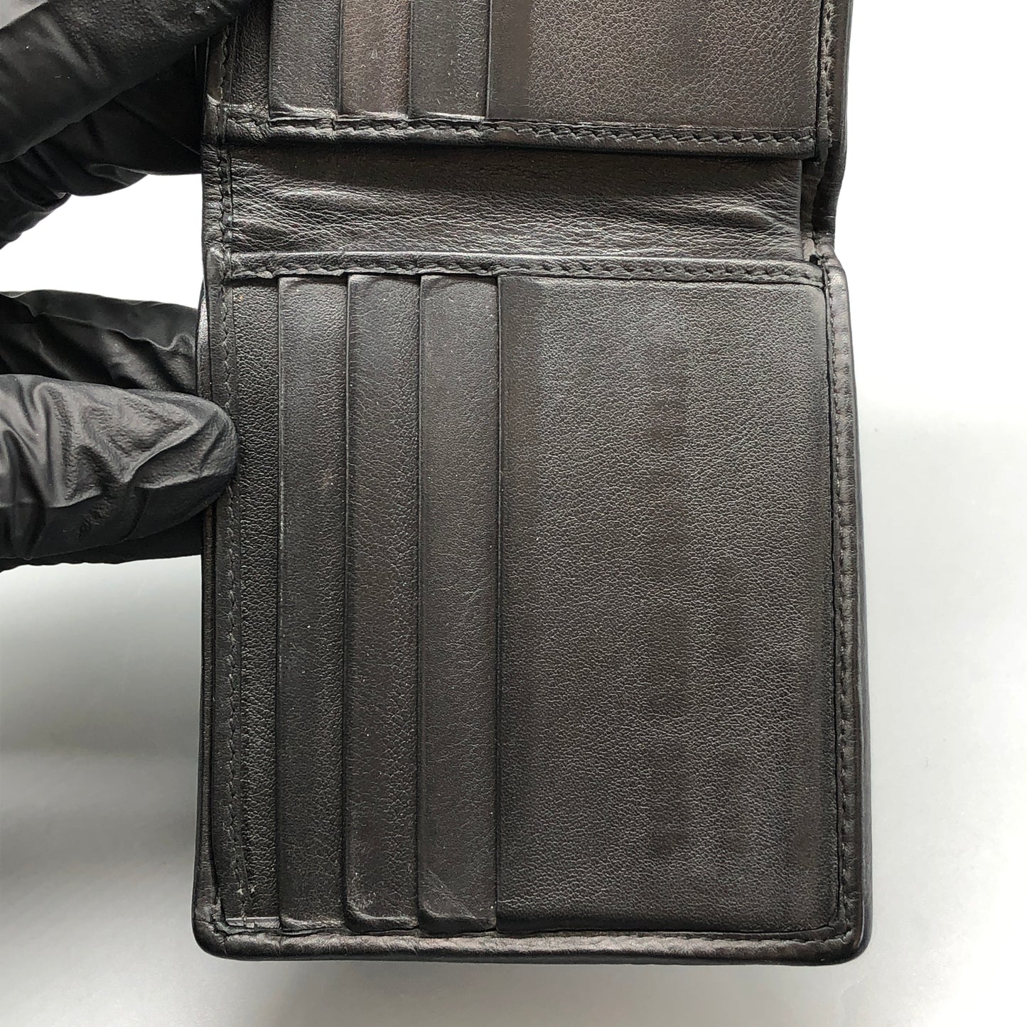 Gucci Black/Green/Red Web Stripe Bifold Wallet
