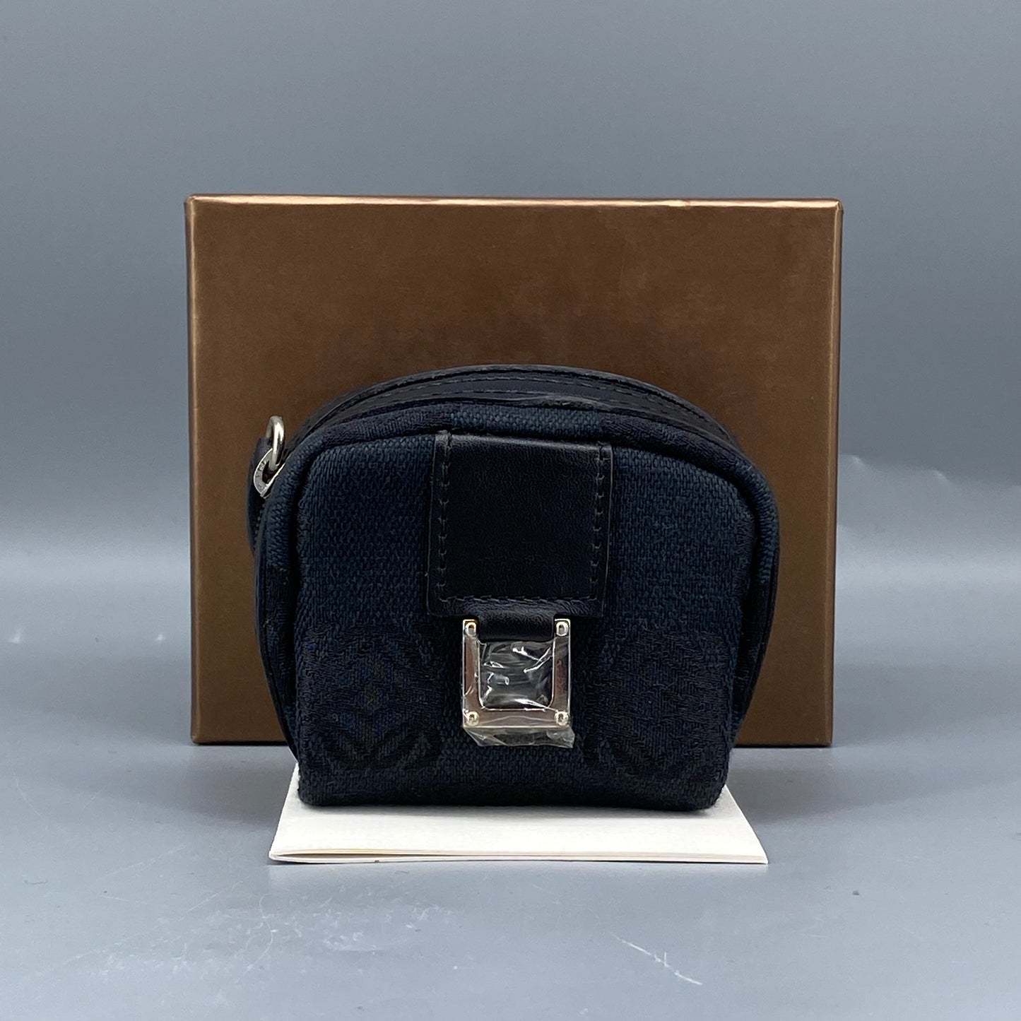 Loewe Black Anagram Jacquard Mini Zip Coin Pouch