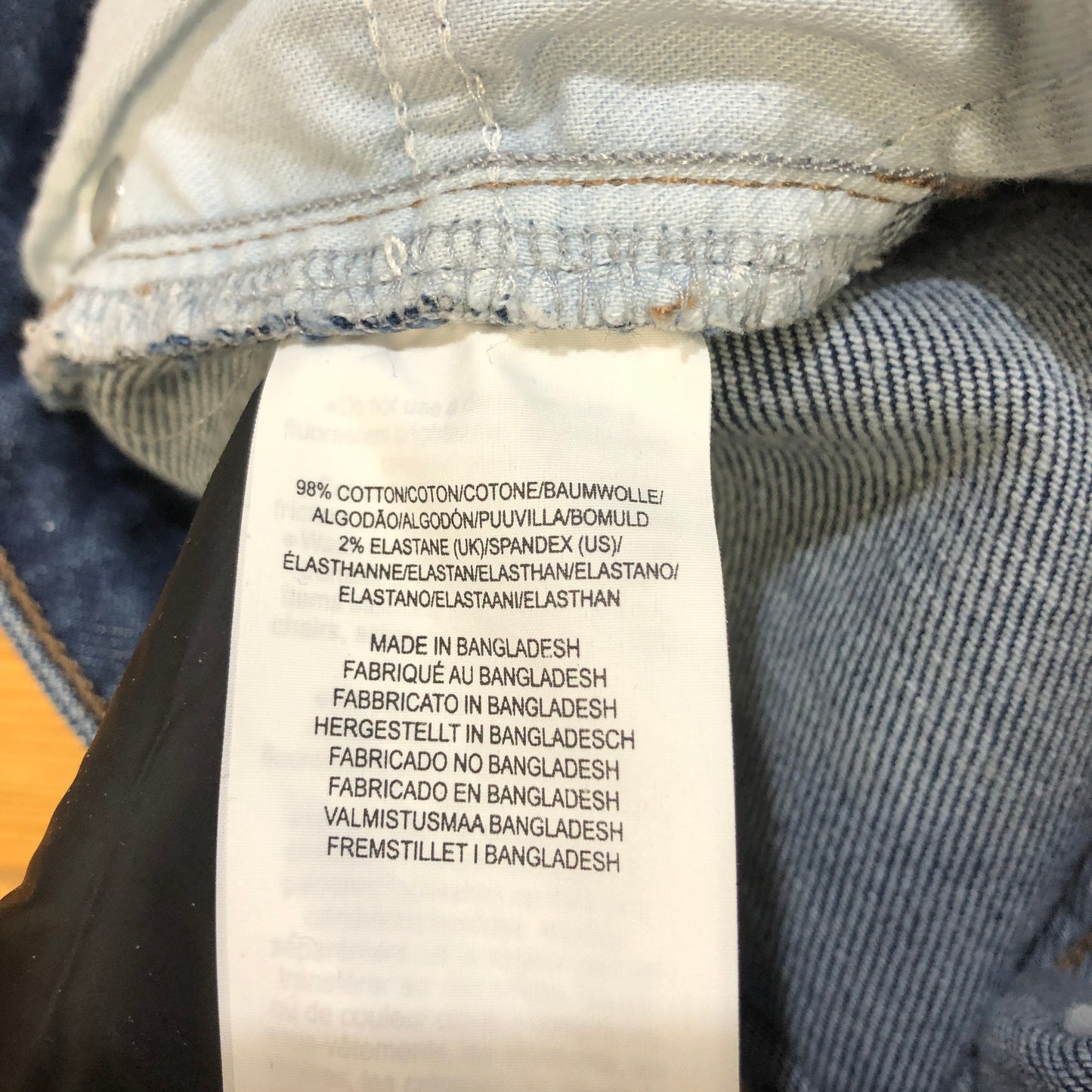 Muji Slim Fit Blue Denim Ankle Jeans