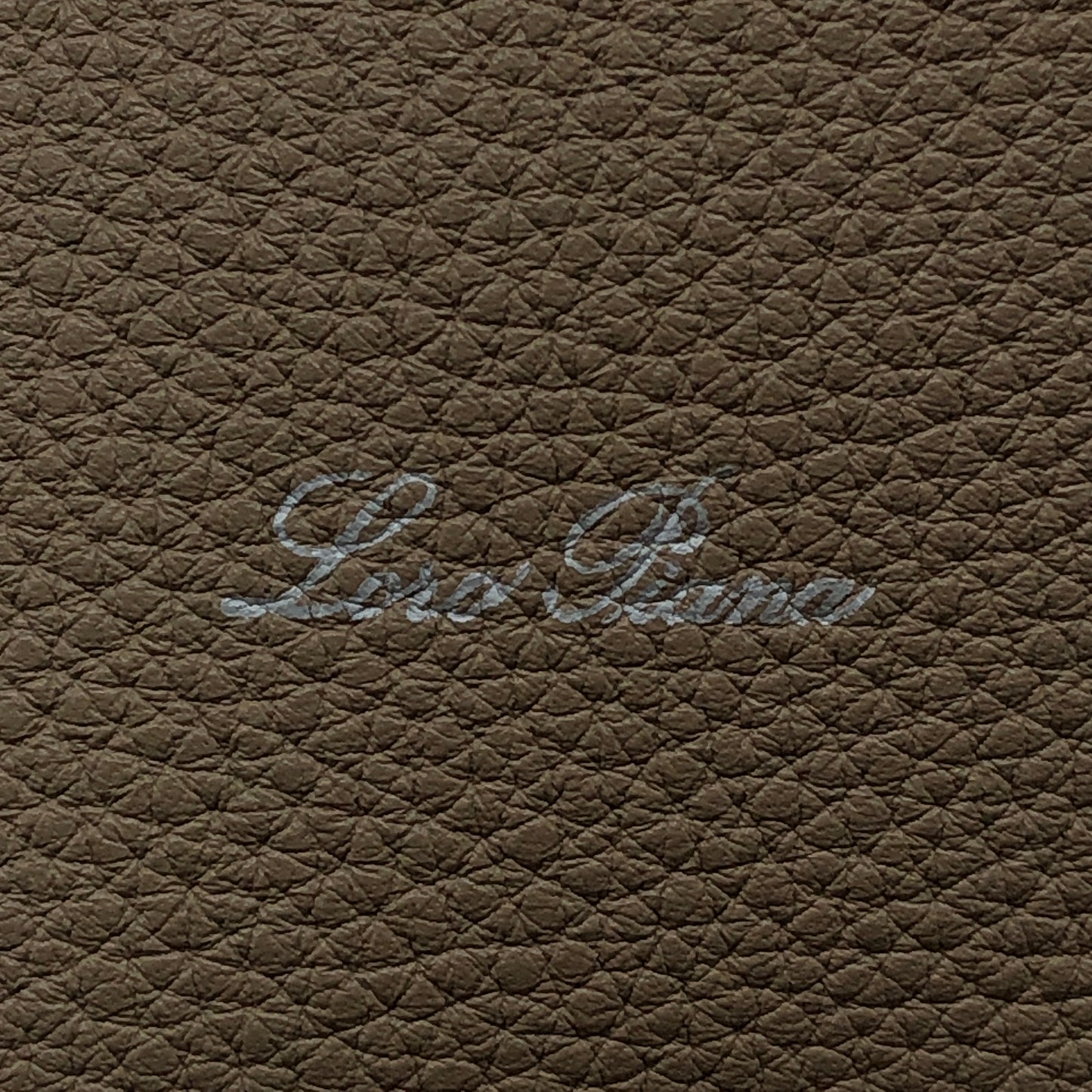 Loro Piana Beige Leather Bucket Bag