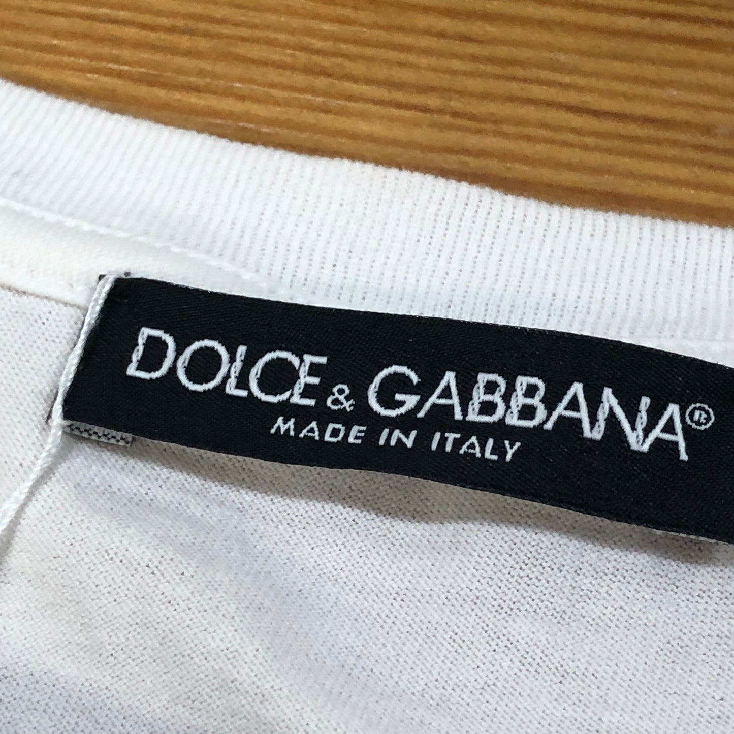 Dolce & Gabbana White Short‑Sleeve Printed T‑Shirt Size 36