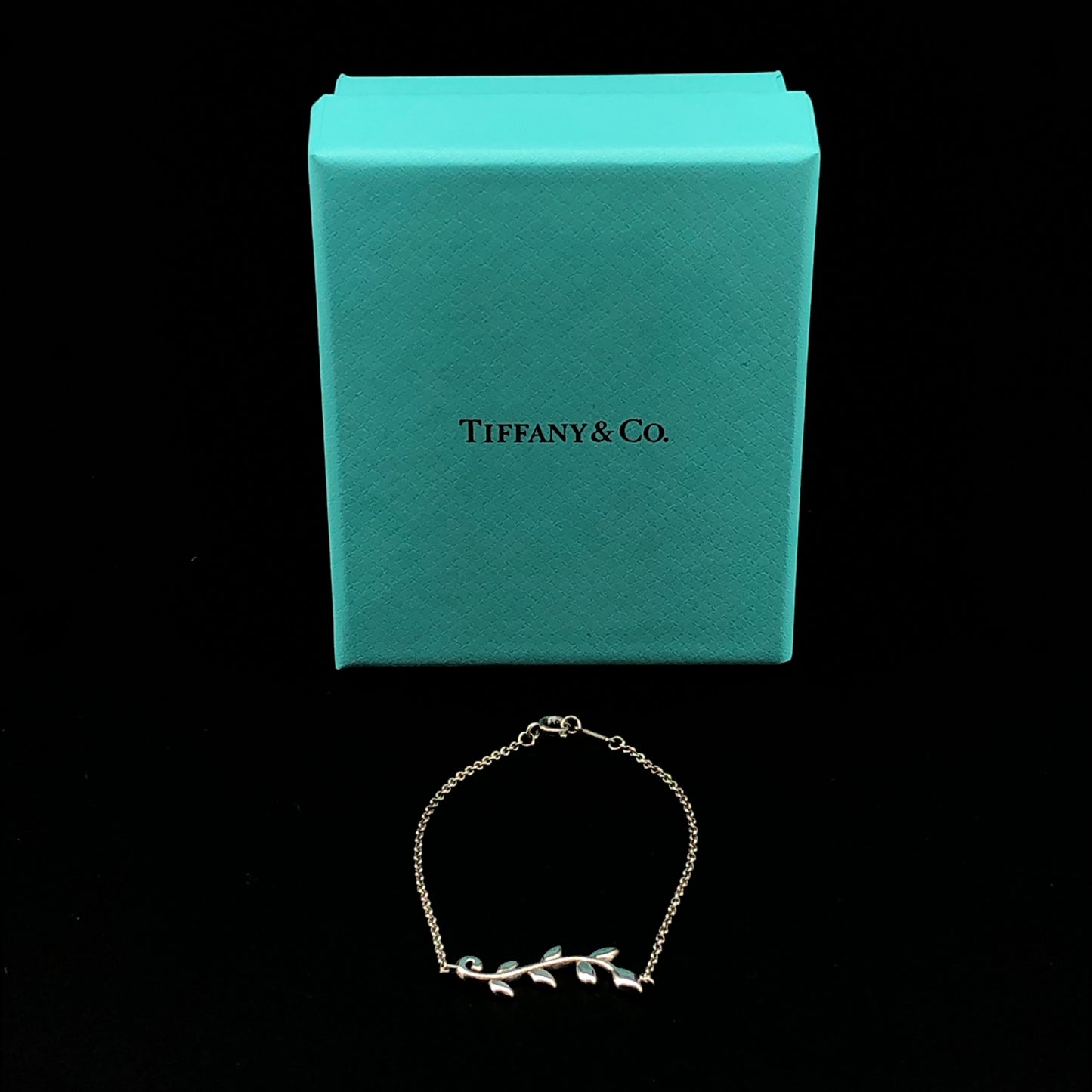 Tiffany & Co Olive Leaf Bracelet  925 Sterling Silver