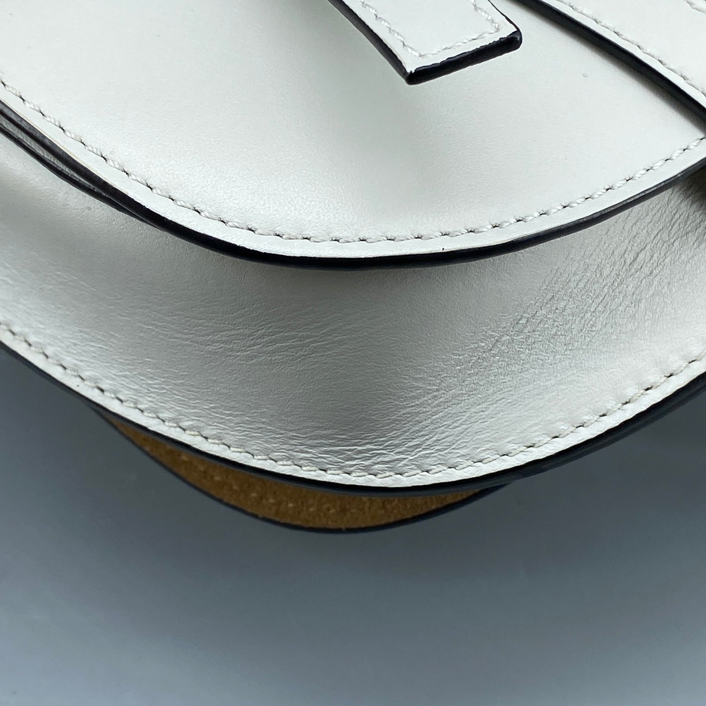 Loewe Gate Mini White Smooth Calfskin Belt Bag