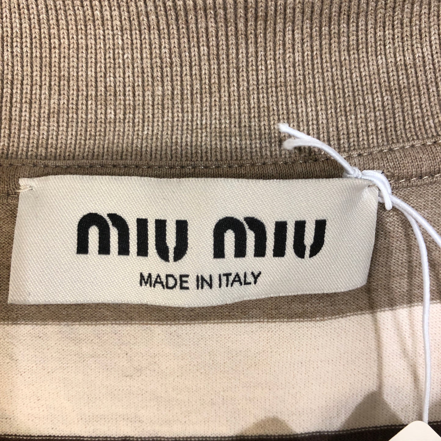 Miu Miu Striped Polo Sweater Size S
