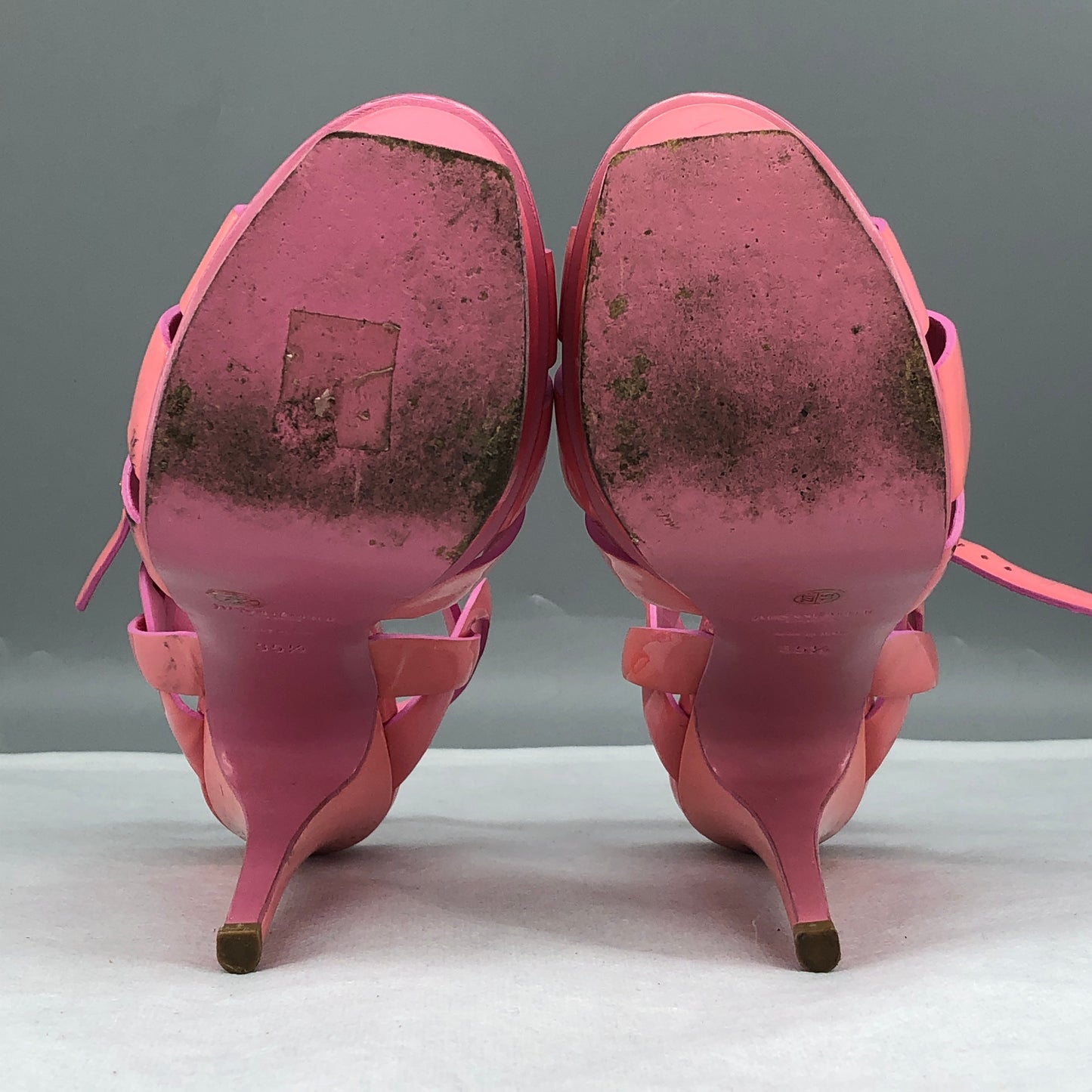 Saint Laurent Women's Platform Heels Size 35.5 Pink