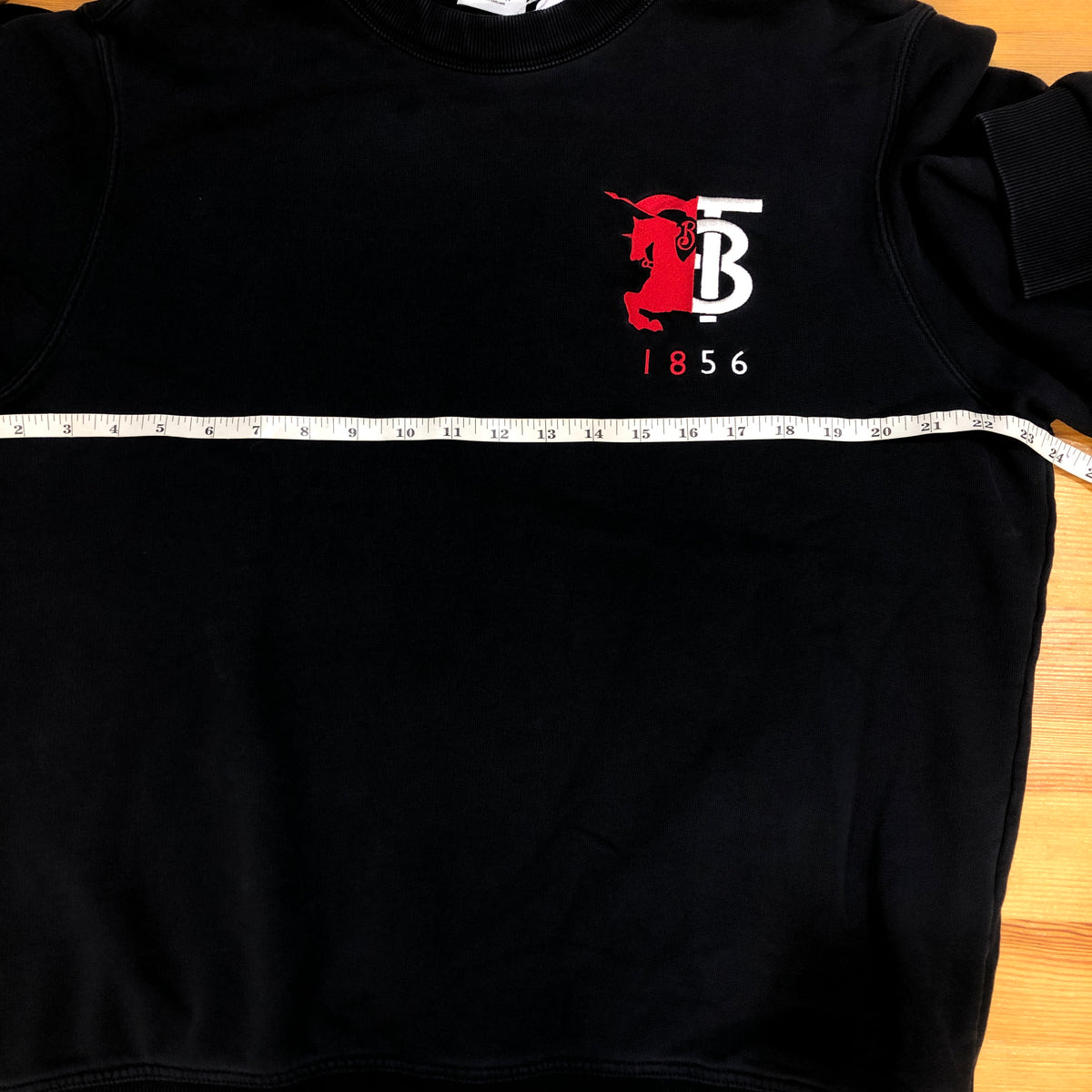 Burberry Navy Blue TB Logo Crew Neck Sweatshirt M