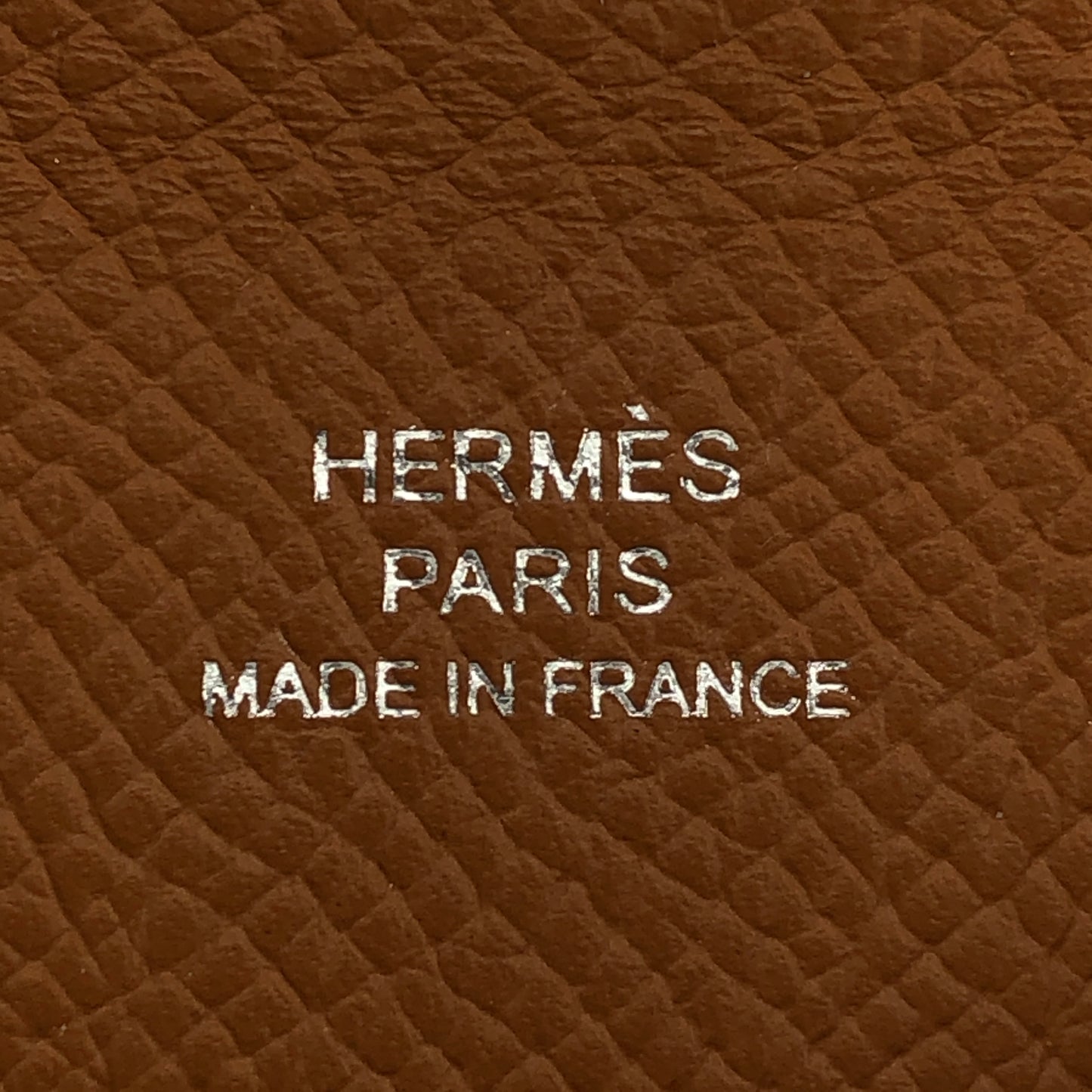 Hermes 2023 Caramel Calvi Card Holder