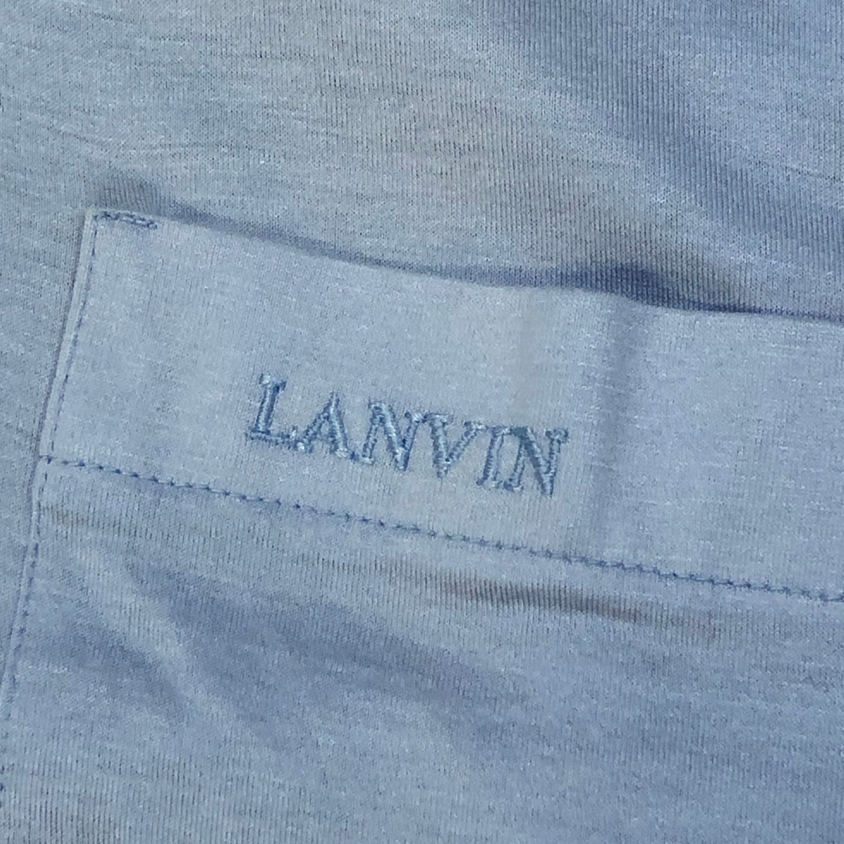 Lanvin Dusty Blue Long Sleeve Shirt Size XL