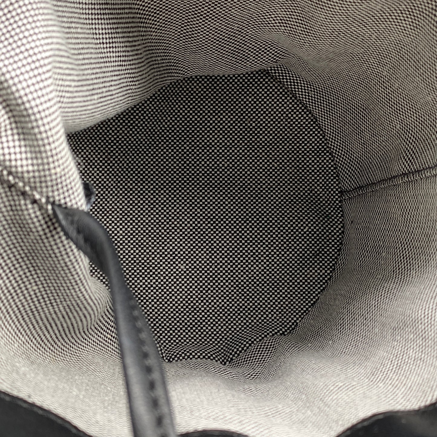 Alexander Wang Black Grid Mini Bucket Bag