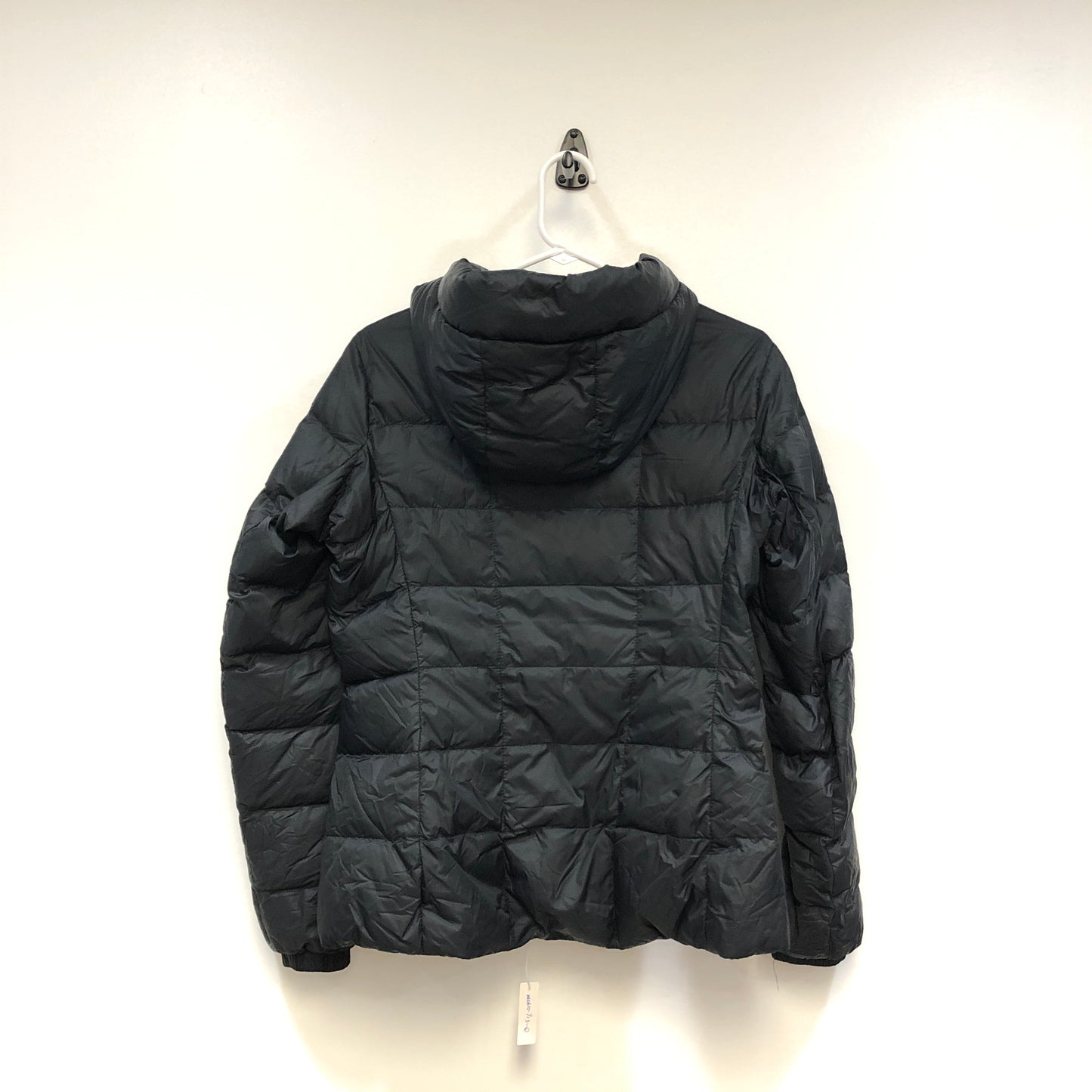 Canada Goose Black P2P 19.5in Hooded Light Down Jacket Size M
