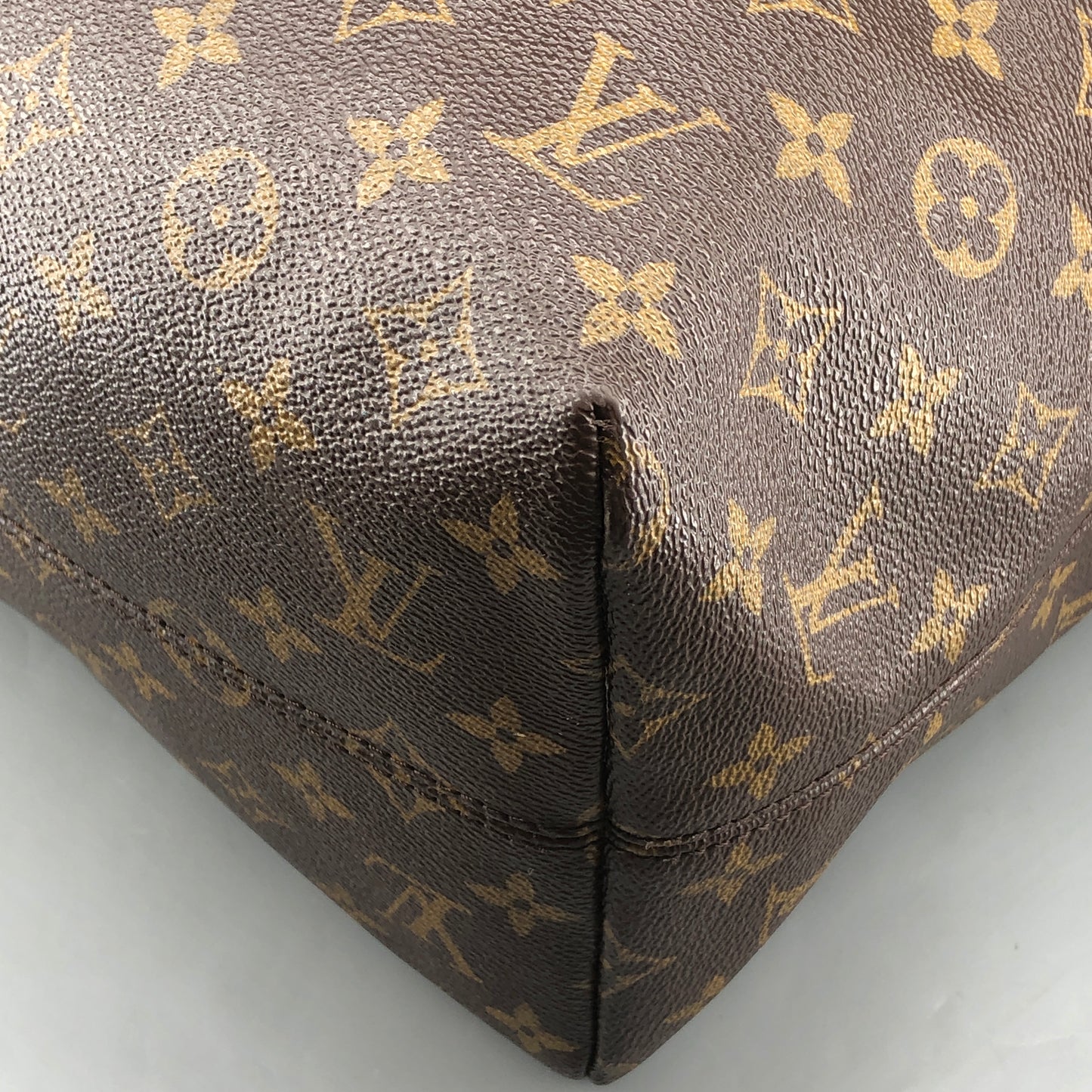 Louis Vuitton Monogram Canvas Tote Bag Brown