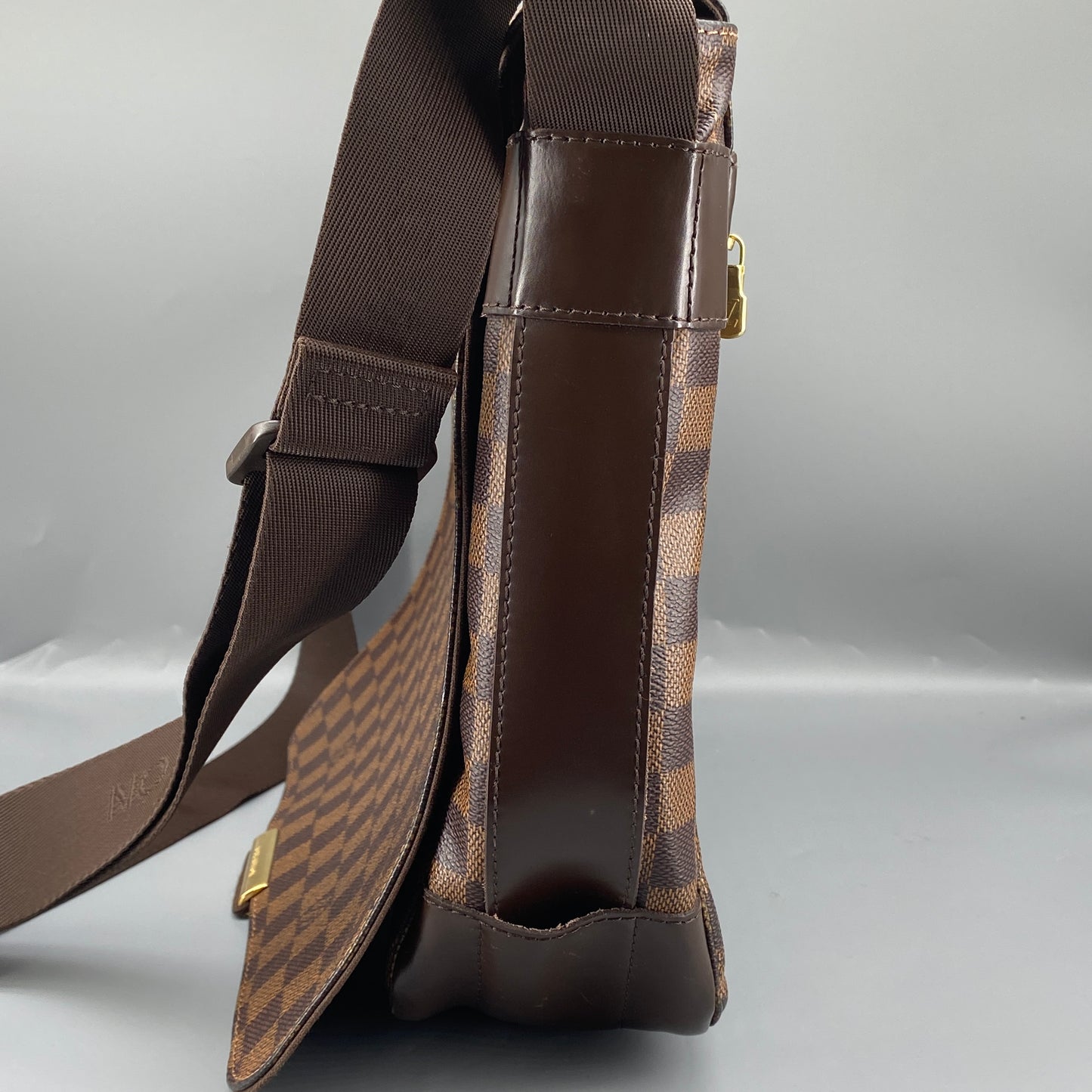 Louis Vuitton Brown Damier Ebene Canvas Messenger Shoulder Bag