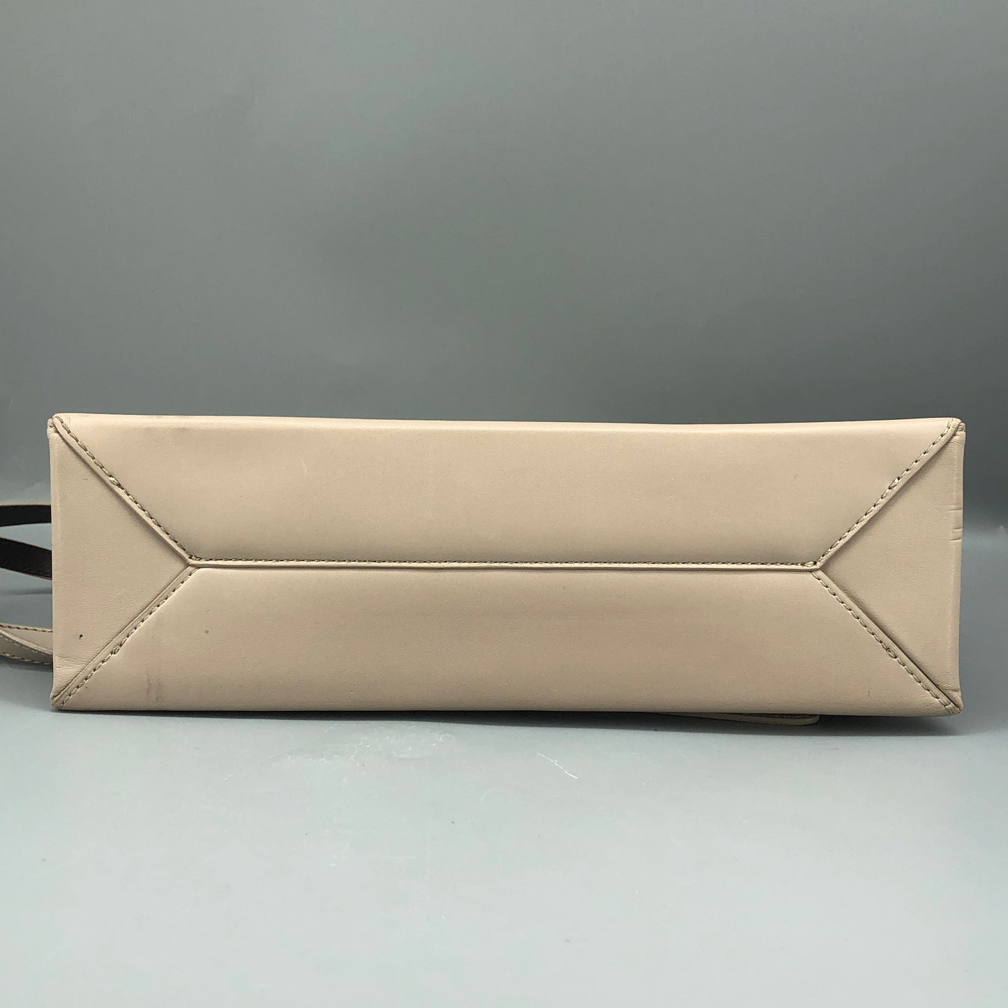 Stella McCartney Taupe Faux Leather Flap Crossbody Bag