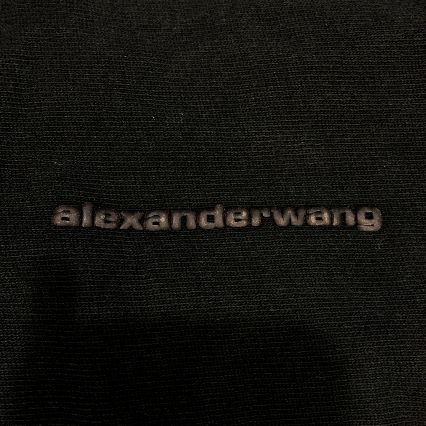 Alexanderwang Long Sleeve Polo Sweatshirt Size XS Black