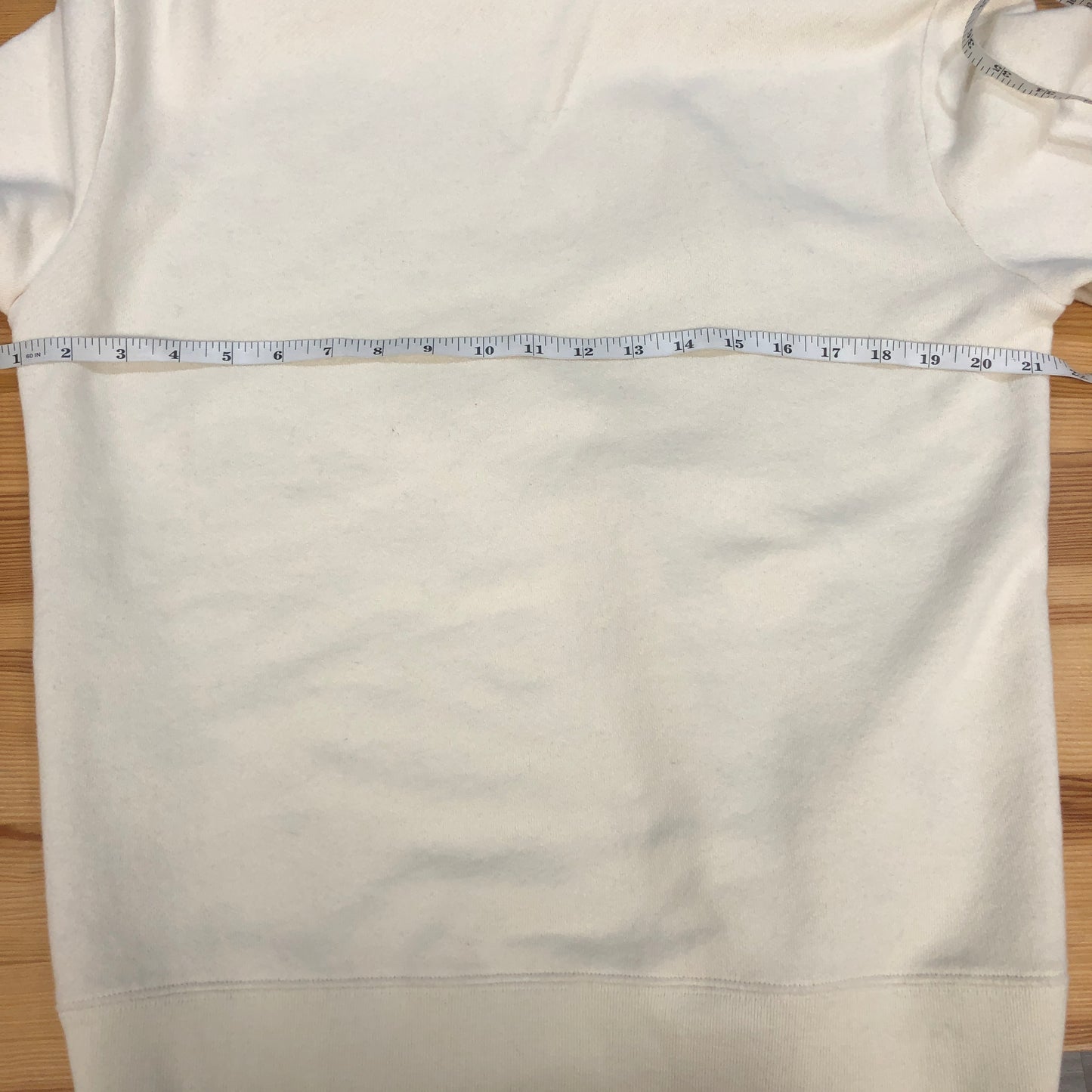 Gucci Interlocking G Logo Distressed Hoodie Size M Cream
