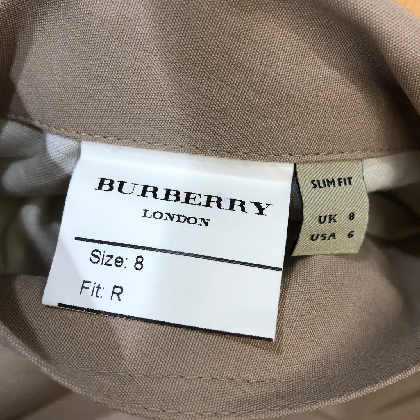 Burberry Kensington Heritage Trench Coat UK 8 Khaki