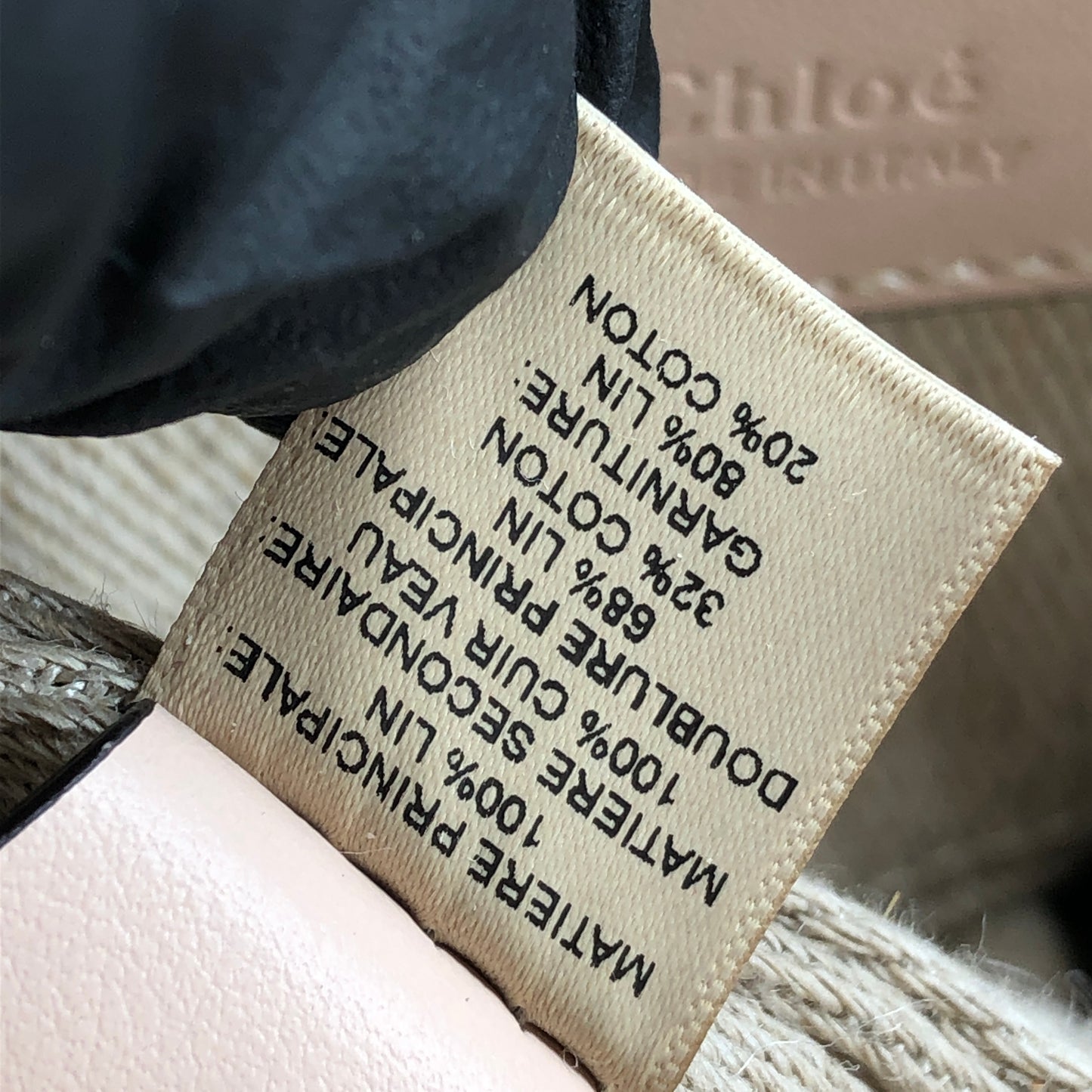Chloe Woody Small Tote Bag Beige