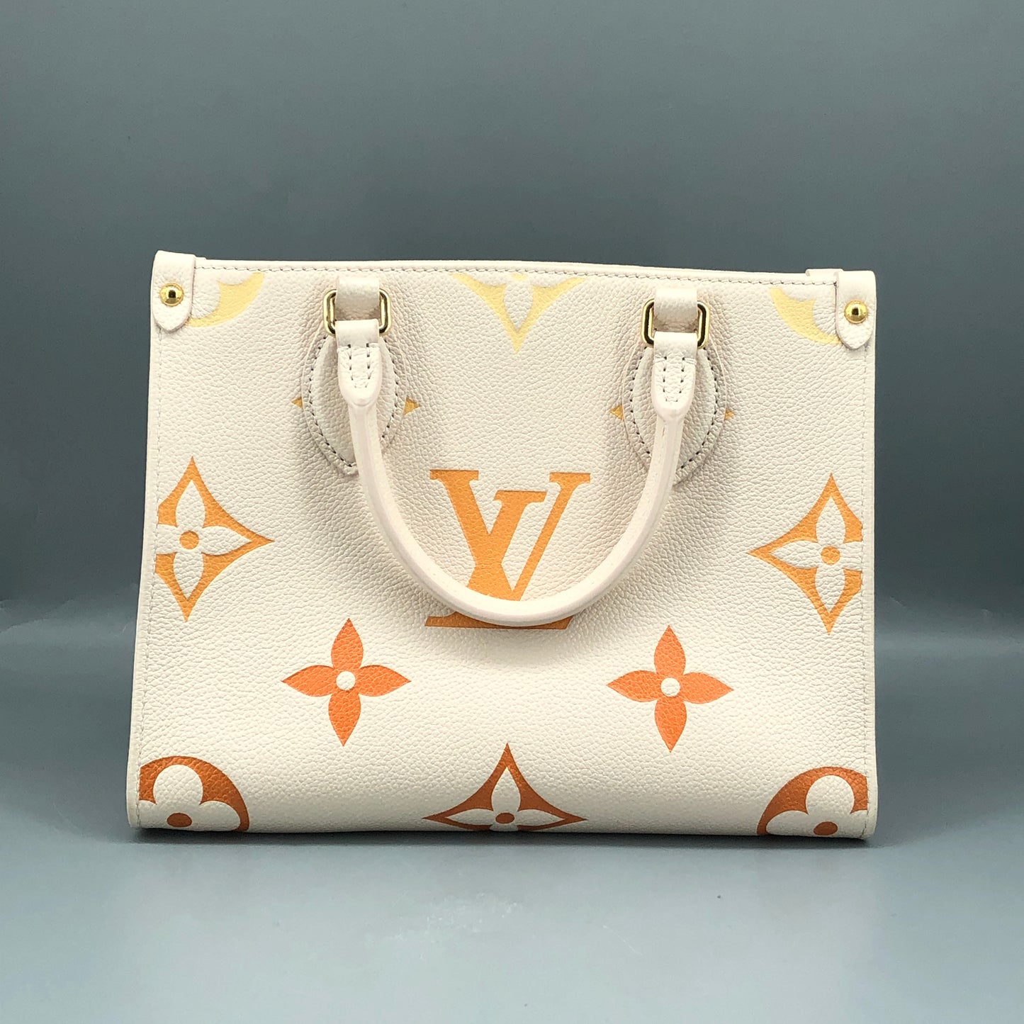 Louis Vuitton Onthego PM Tote Bag Cream Monogram