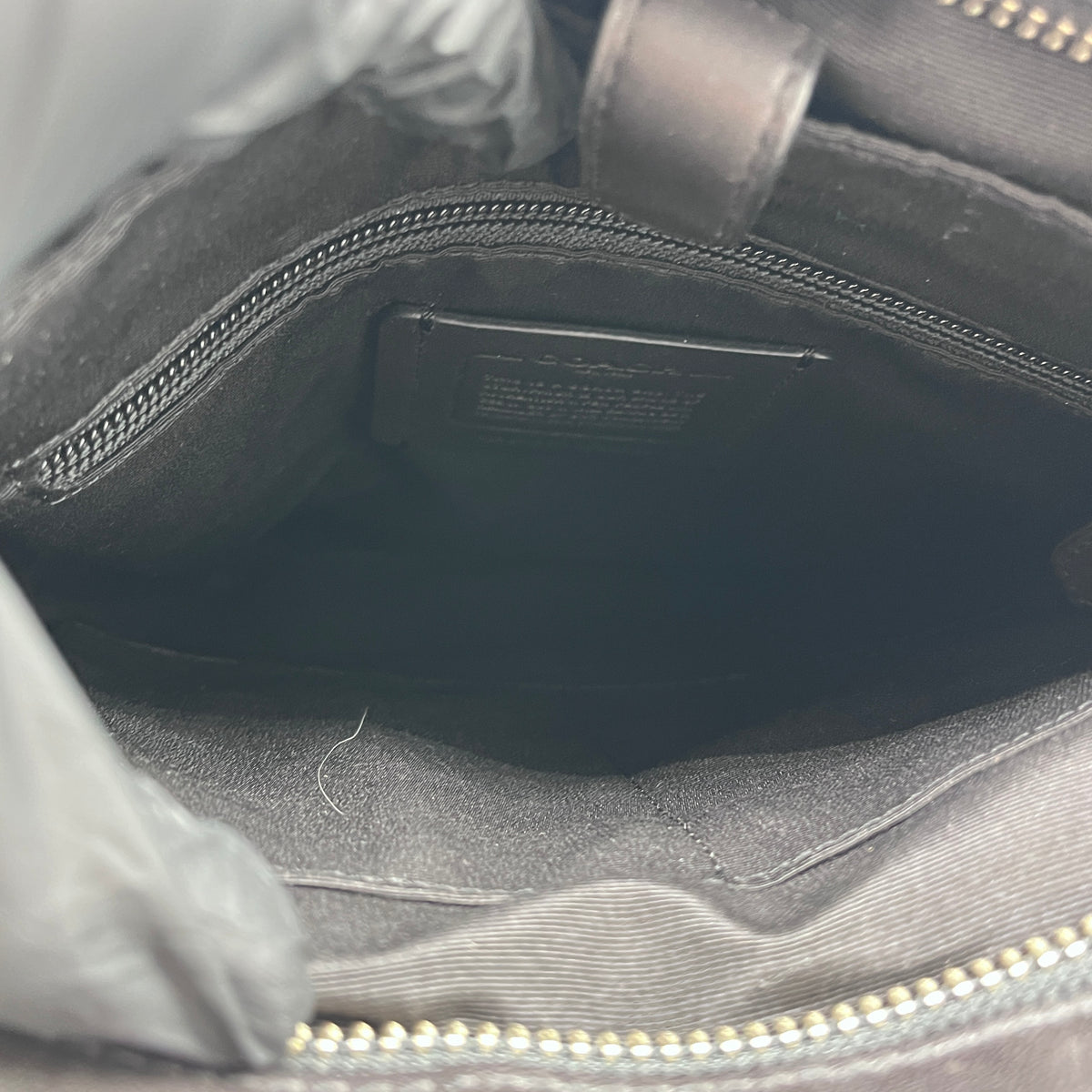 Coach Brown & Black Signature Canvas Crossbody Bag