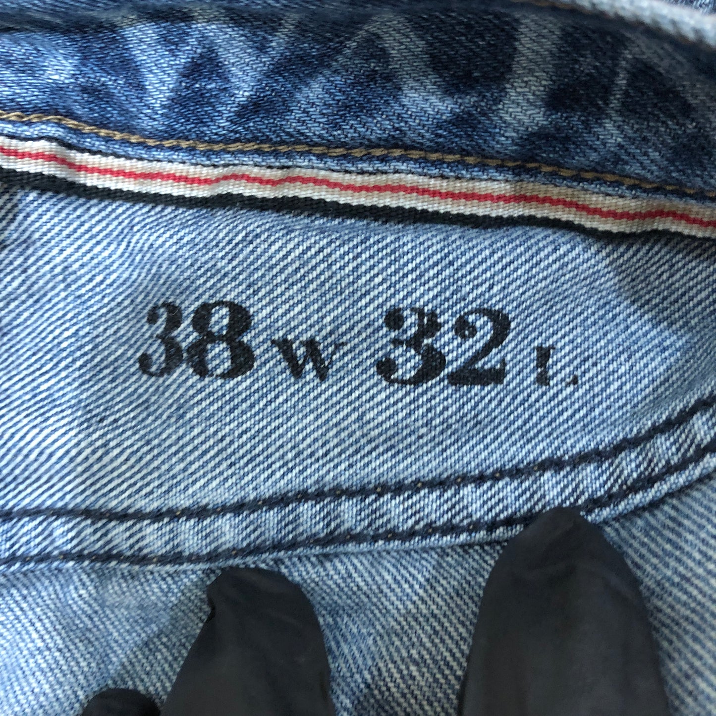 Burberry Blue Straight Leg Denim Jeans 38W 32L