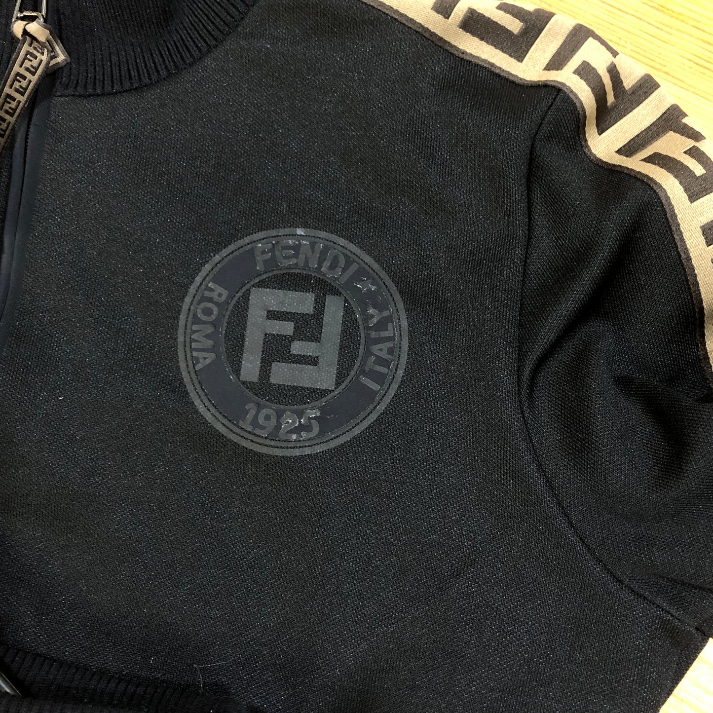 Fendi Black FF Trim Tracksuit Set