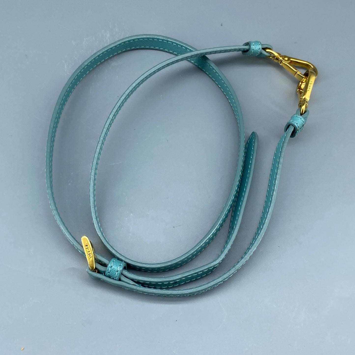 Prada Saffiano Tiffany Blue Promenade Handbag