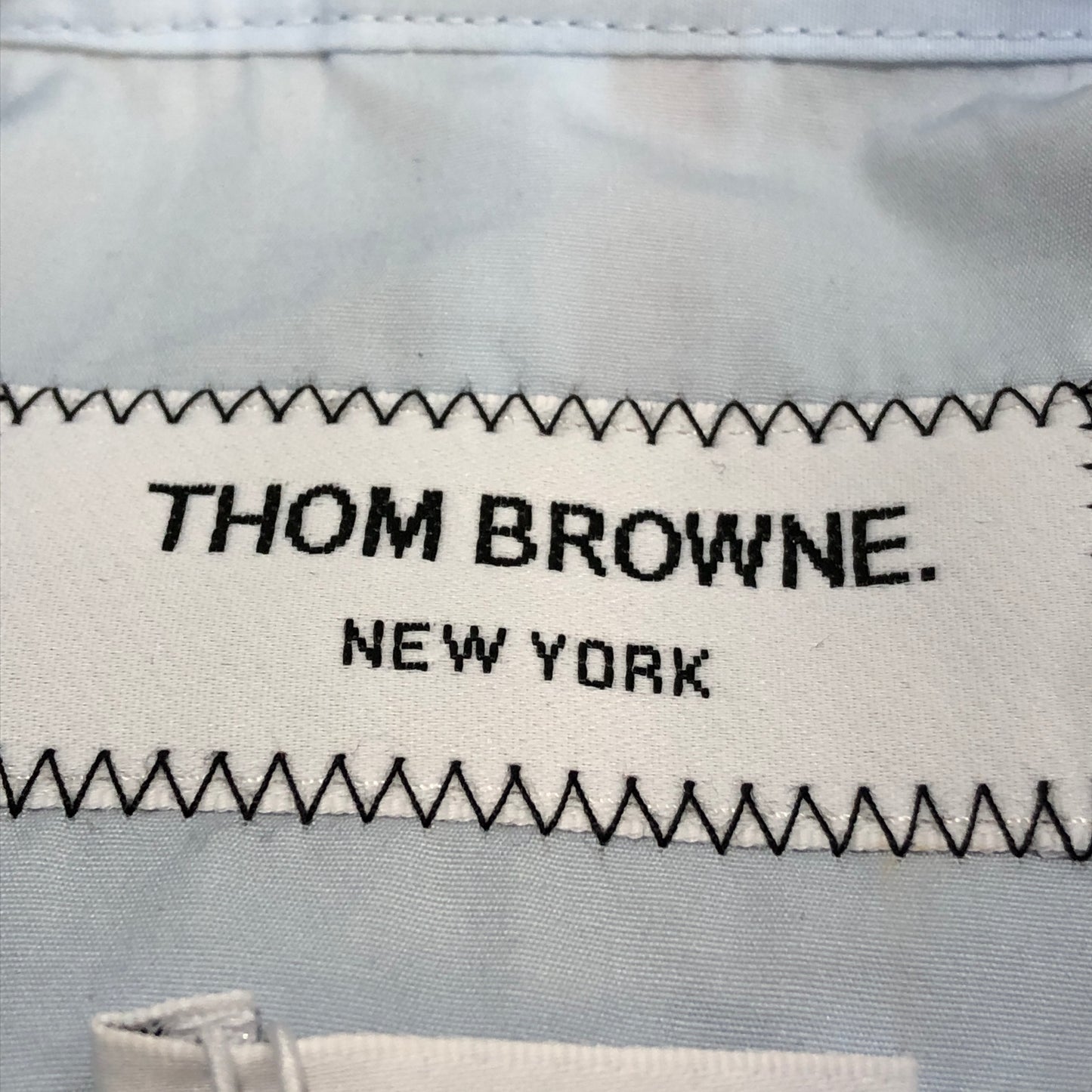 Thom Browne Navy Blue Long Sleeve Shirt Dress Size 38