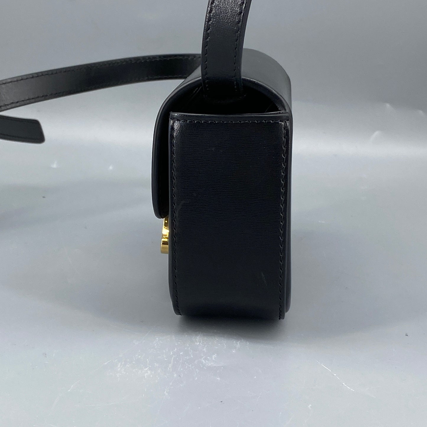 Celine Black Triomphe Crossbody Bag