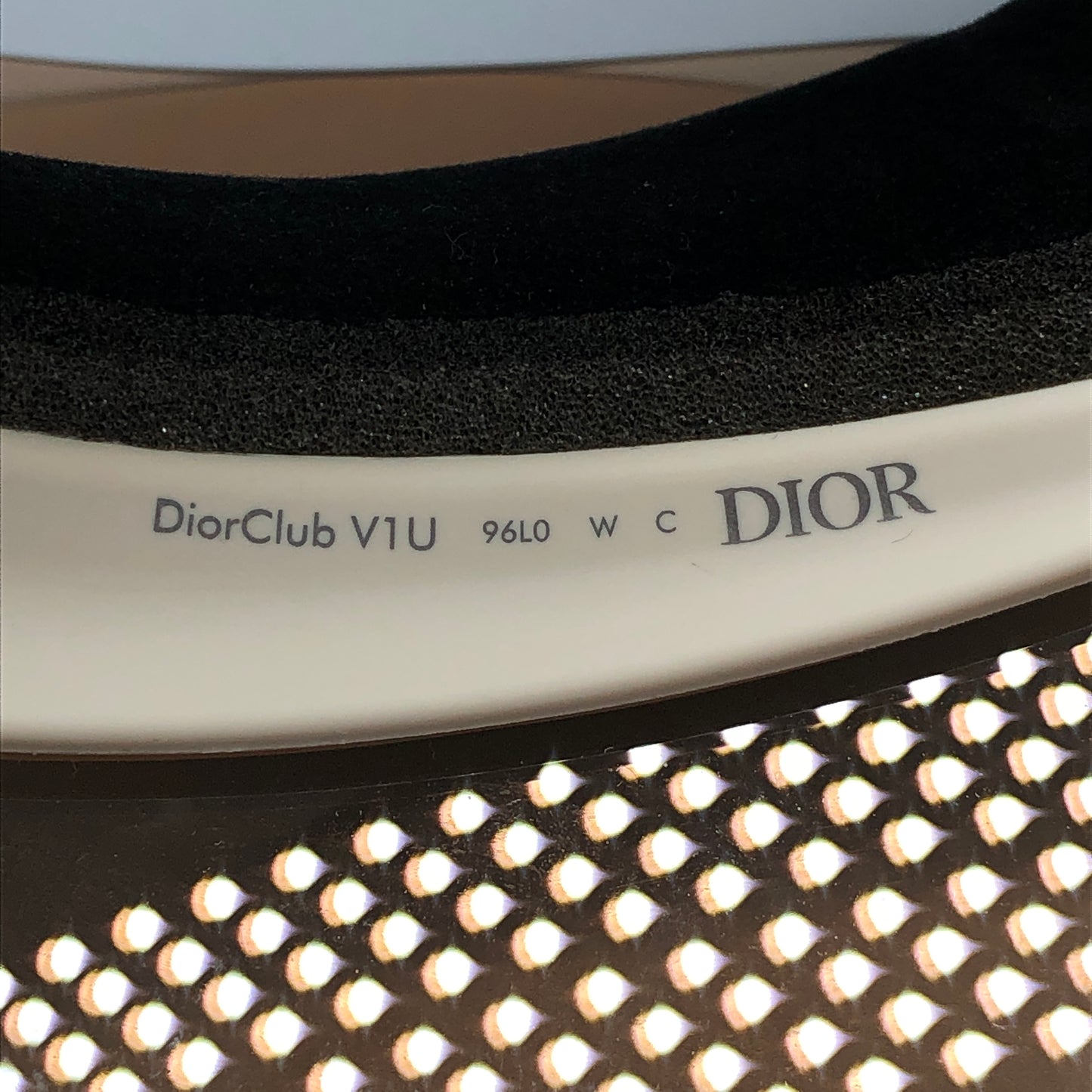 Chrisitian Dior DiorClub V1U Visor