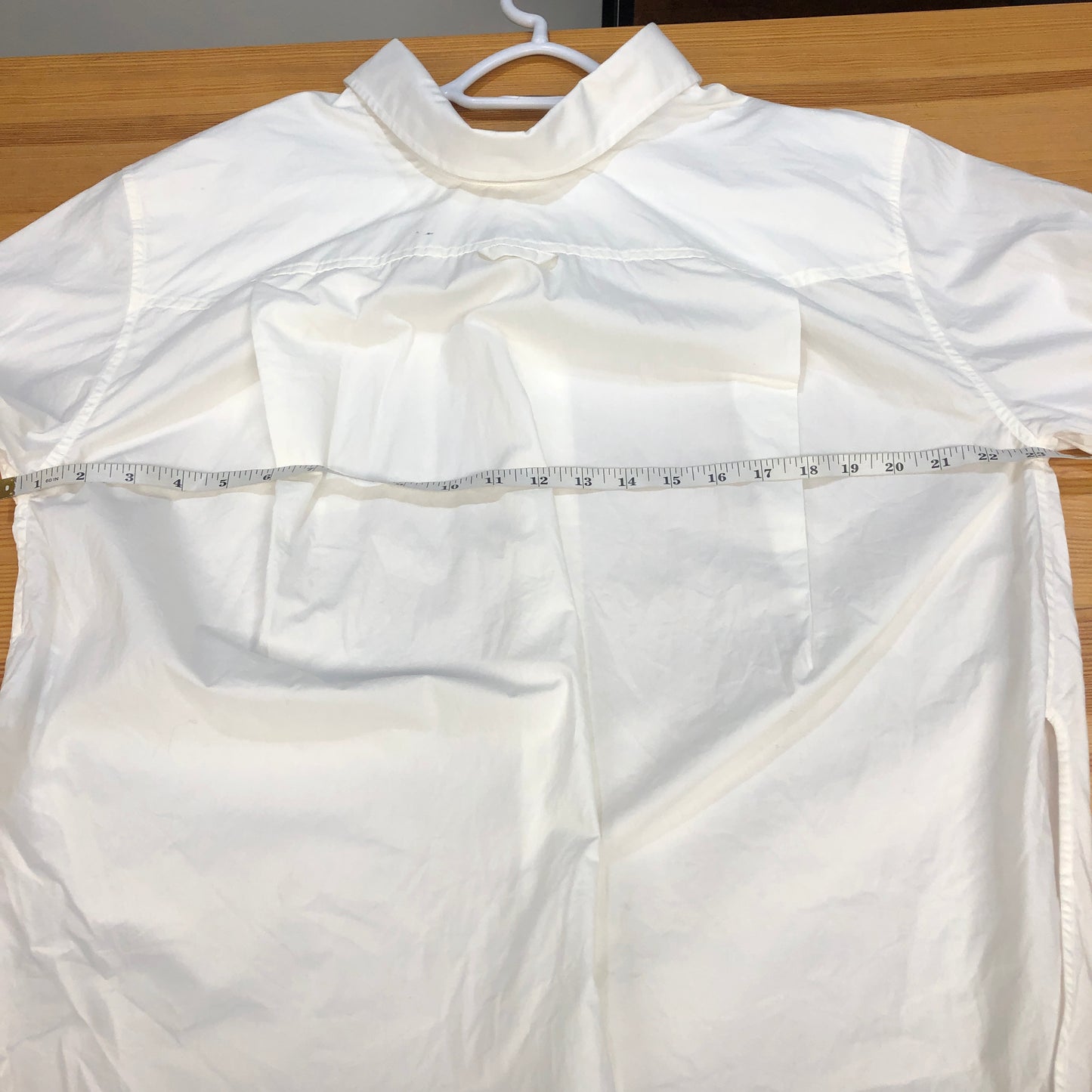 Balenciaga White Oversized Button-Down Shirt Size 34