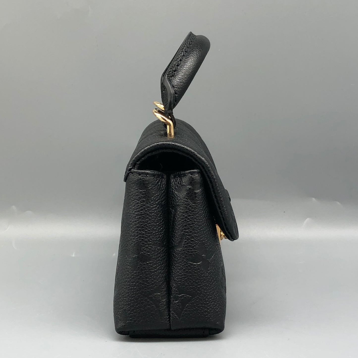 Louis Vuitton Madeleine Nano Monogram Empreinte Shoulder Bag Black