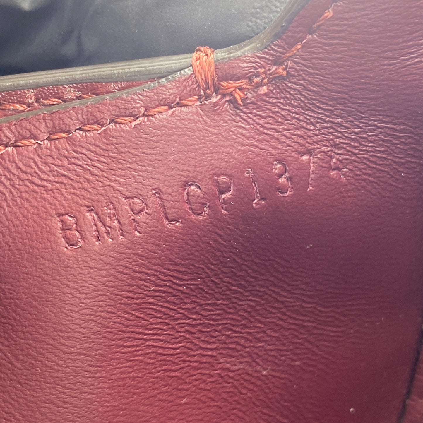 Burberry Deep Red Leather Saddle Shoulder Crossbody Bag