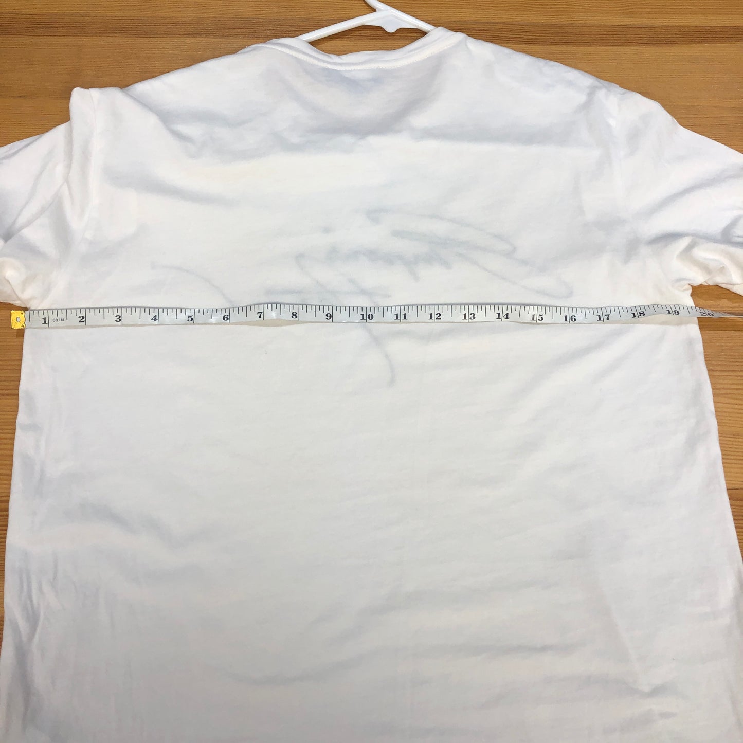 Emporio Armani White Signature Print T-Shirt Size L